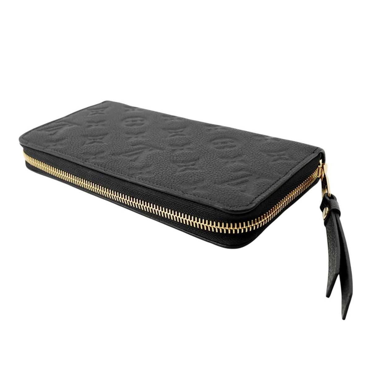 Louis Vuitton Monogram Empreinte Black Noir Monogram Empreinte Long Wallet (Bi-Fold) (Pre-Owned)