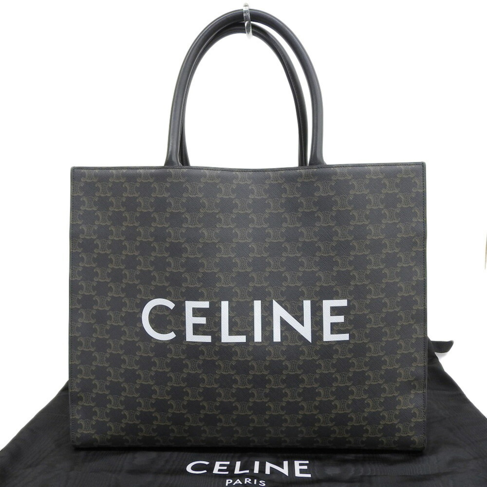 Celine Black Pvc Leather Handbag (Pre-Owned)