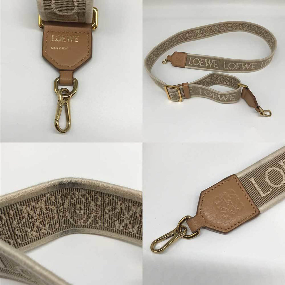 Loewe Amazona Beige Leather Handbag (Pre-Owned)