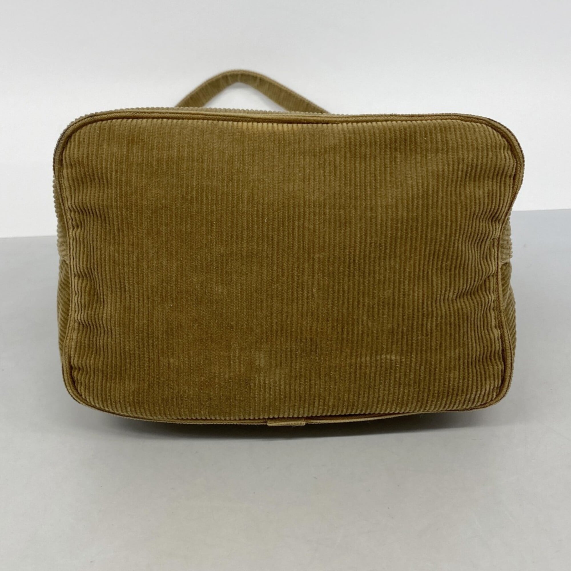 Fendi Ochre Suede Handbag (Pre-Owned)
