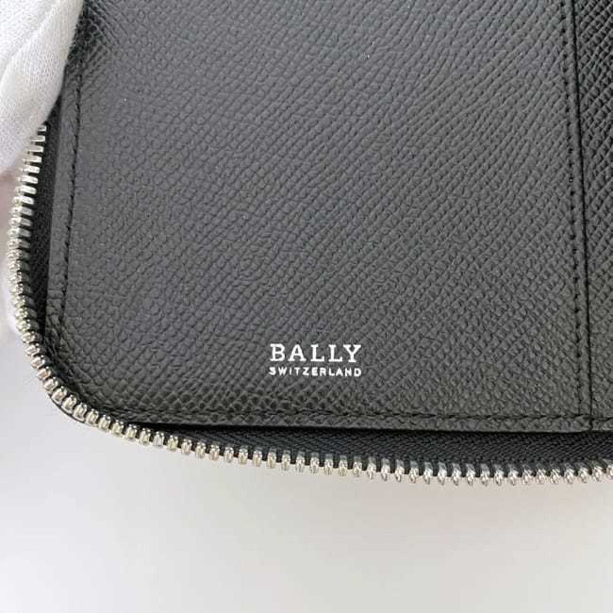 Bally Black Leather Long Wallet (Bi-Fold) (Pre-Owned)