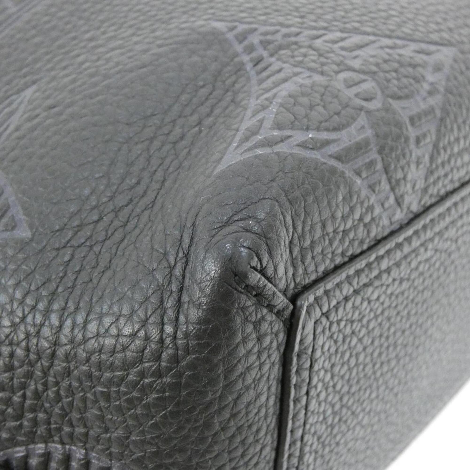 Louis Vuitton Black Leather Handbag Pouch (Pre-Owned)