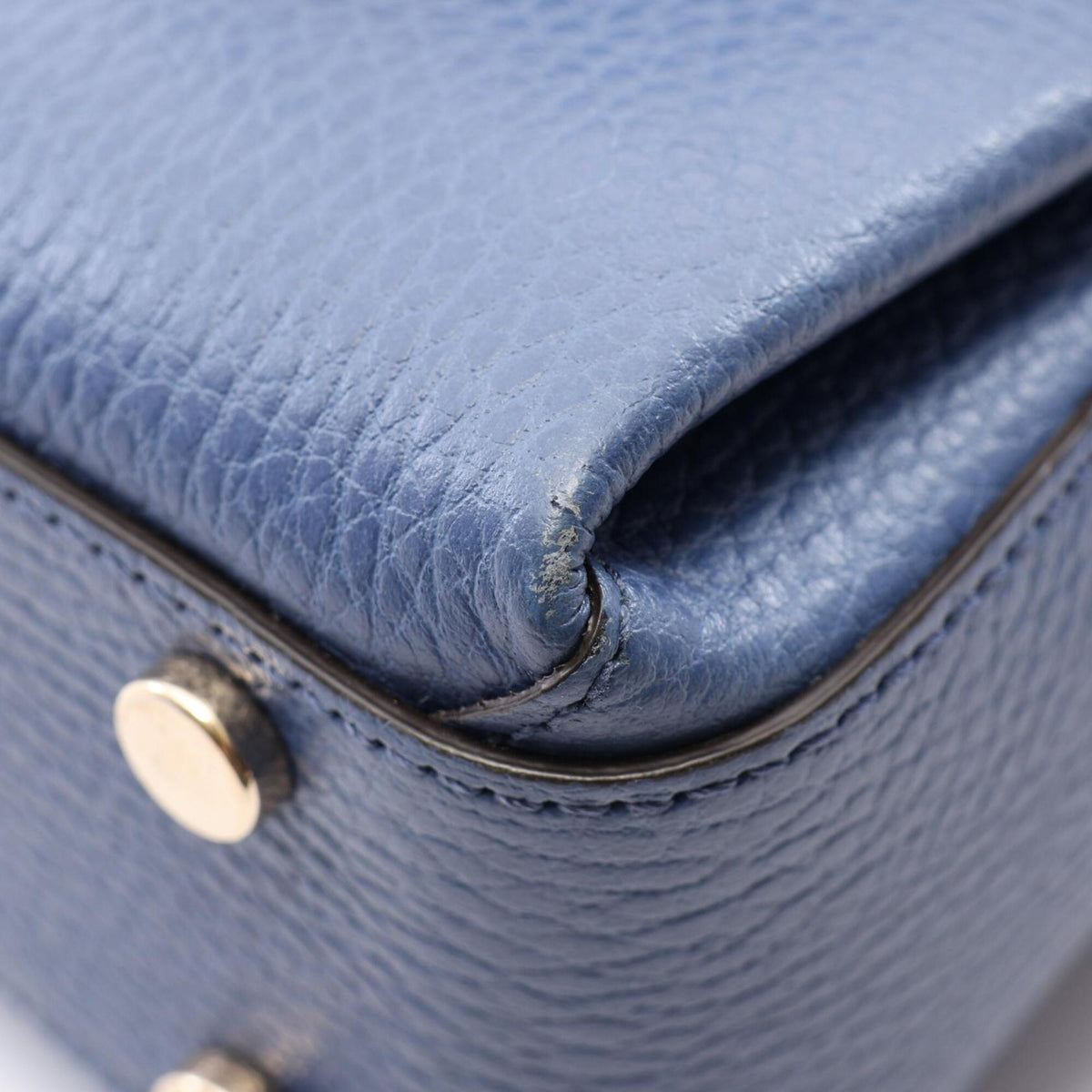 Gucci Blue Leather Handbag (Pre-Owned)