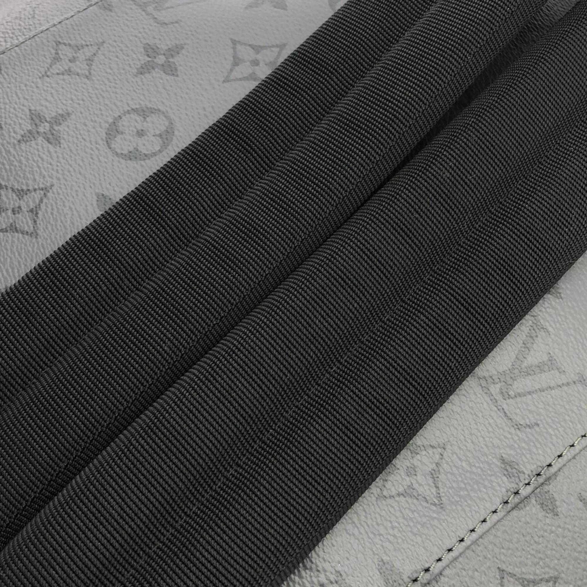 Louis Vuitton Black Gris Coated Canvas Backpack (Pre-Owned)