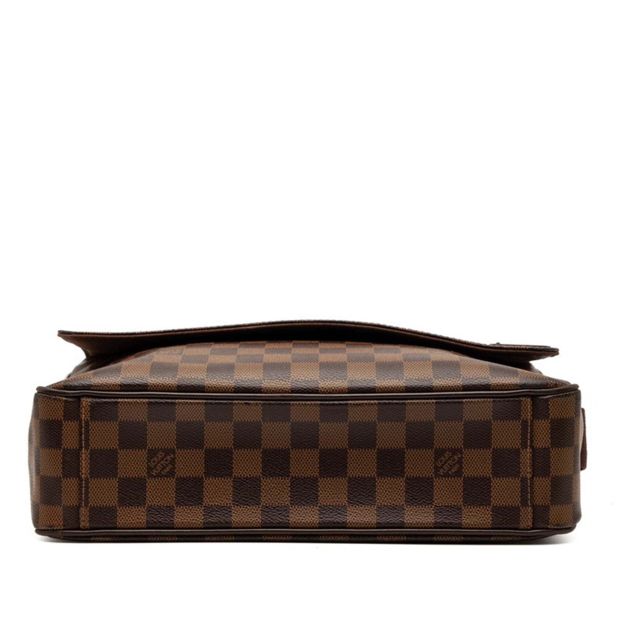 Louis Vuitton Brown Pvc Leather Shoulder Bag (Pre-Owned)