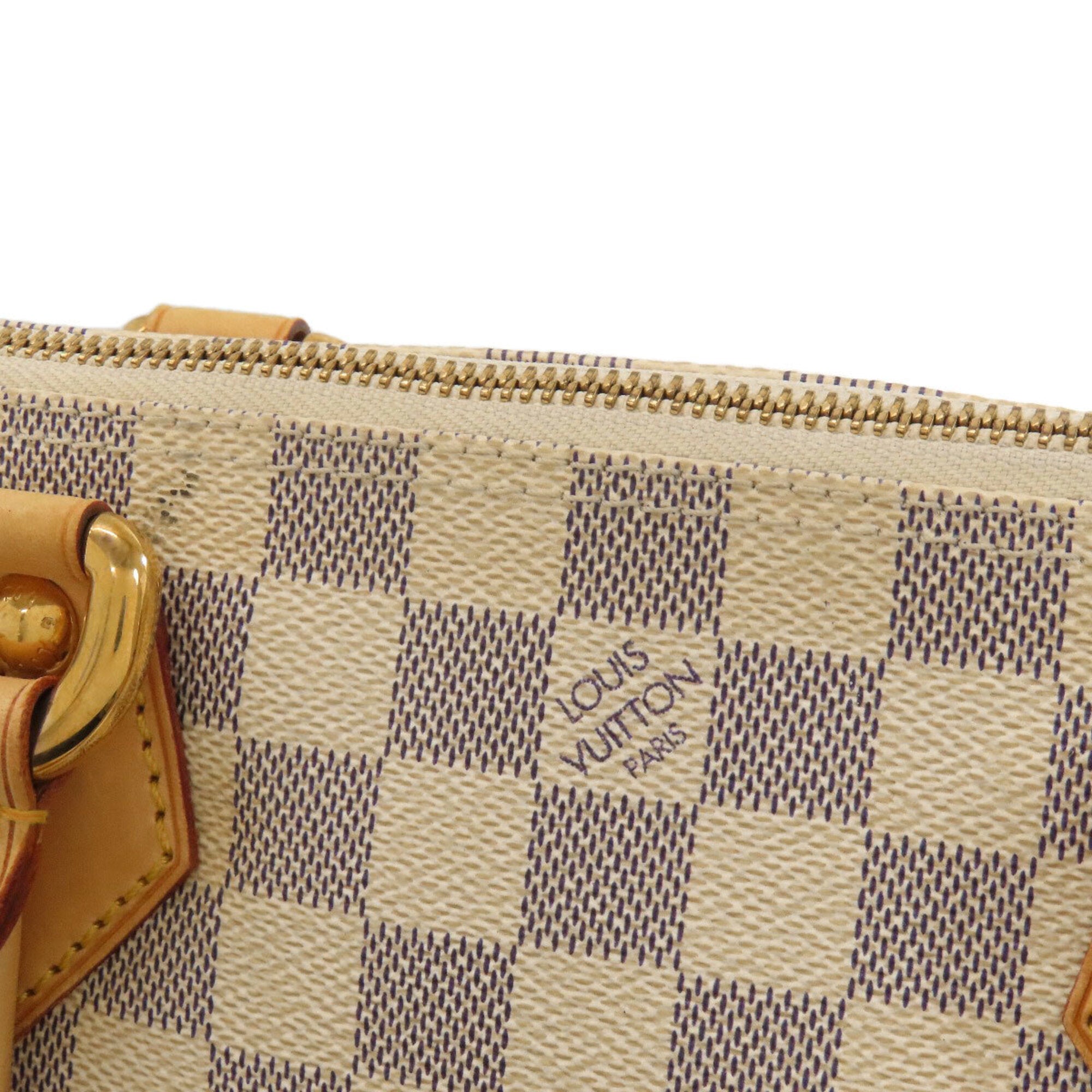 Louis Vuitton Azur Damier Azur White Damier Canvas Tote Bag (Pre-Owned)