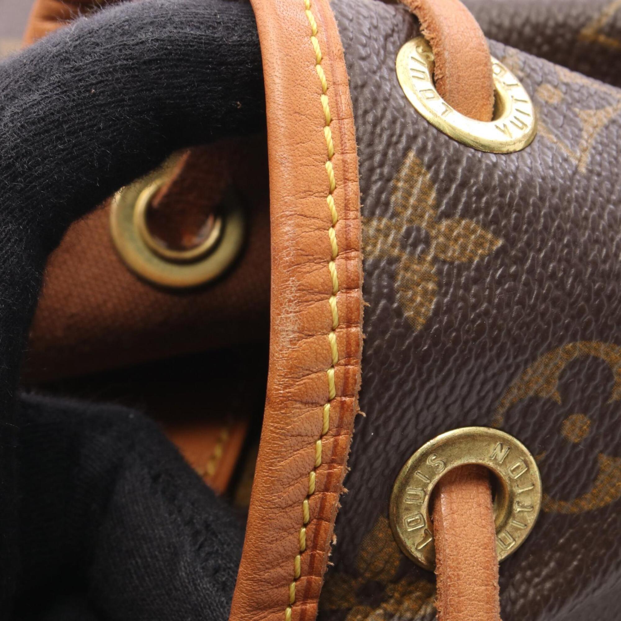 Louis Vuitton Brown Monogram Coated Canvas Leather Monogram Backpack Handbag (Pre-Owned)