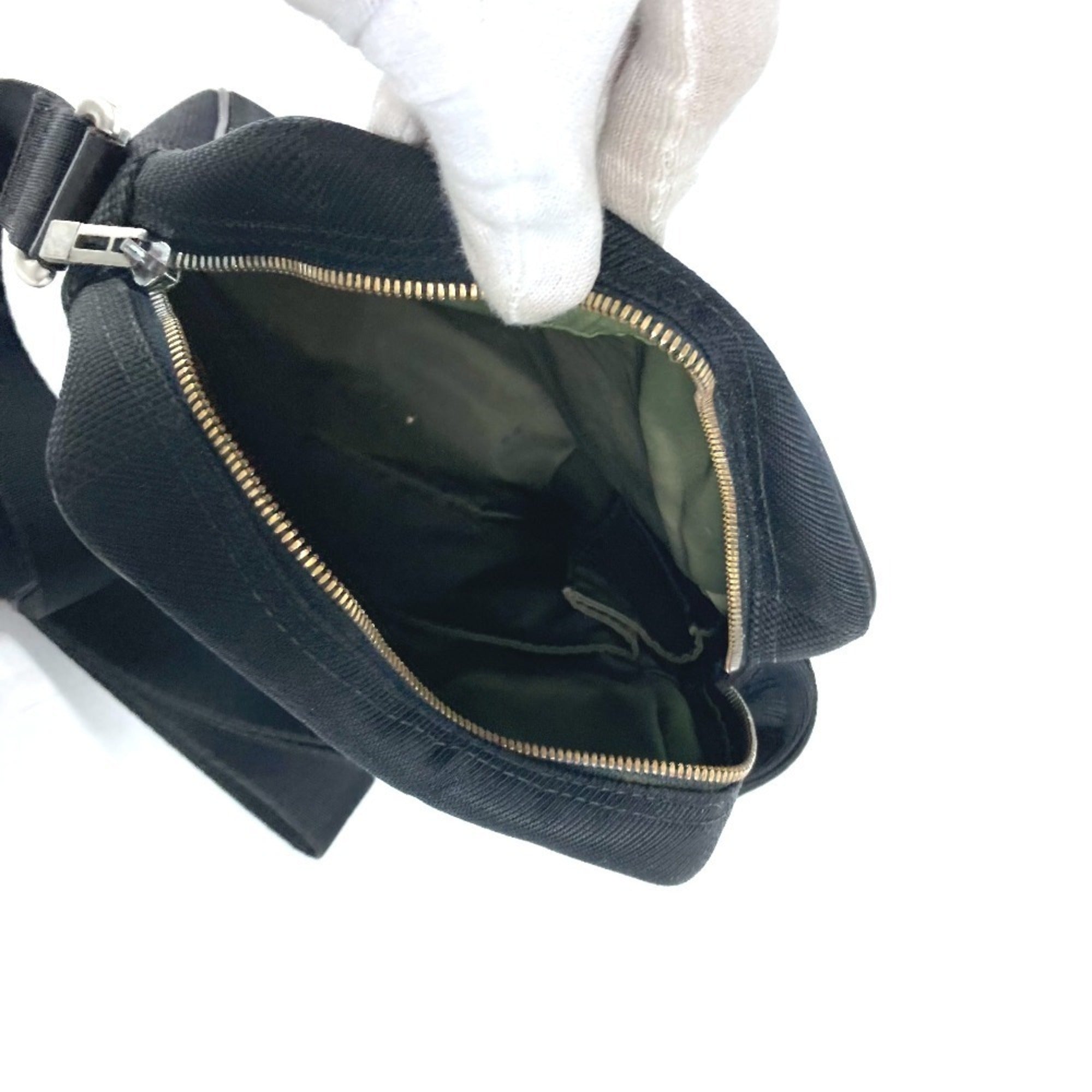 Louis Vuitton Black Noir Damier Geant Pochette Shoulder Bag (Pre-Owned)