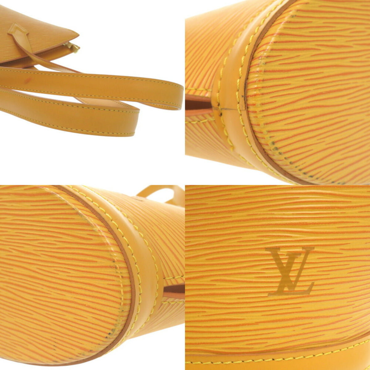 Louis Vuitton Yellow Epi Leather Shoulder Bag (Pre-Owned)