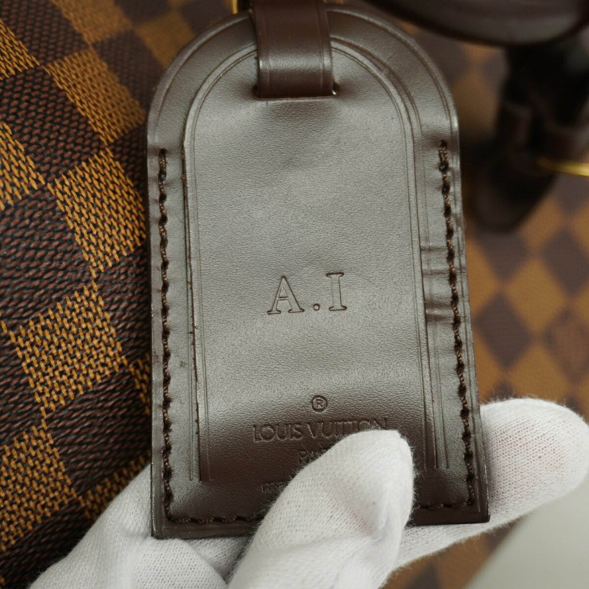 Louis Vuitton Ebene Boston Bag (Pre-Owned)