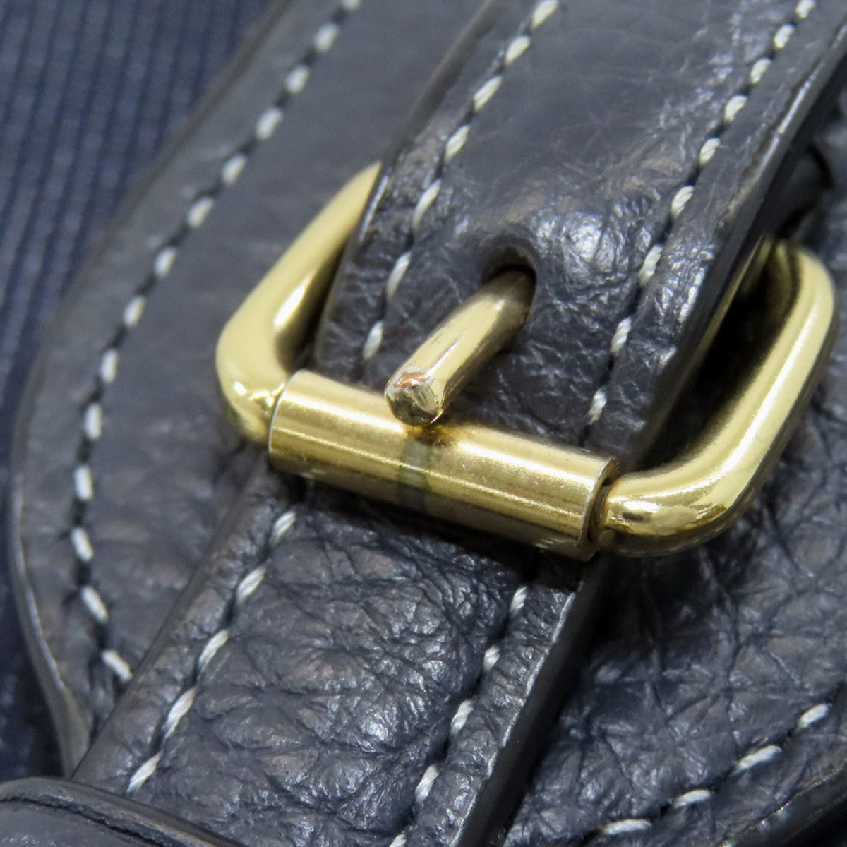 Coach Navy Denim Shoulder Bag (Pre-Owned)