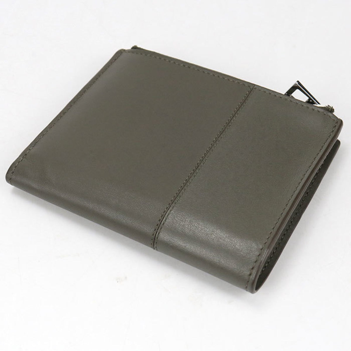Loewe Khaki Leather Wallet (Bi-Fold) (Pre-Owned)