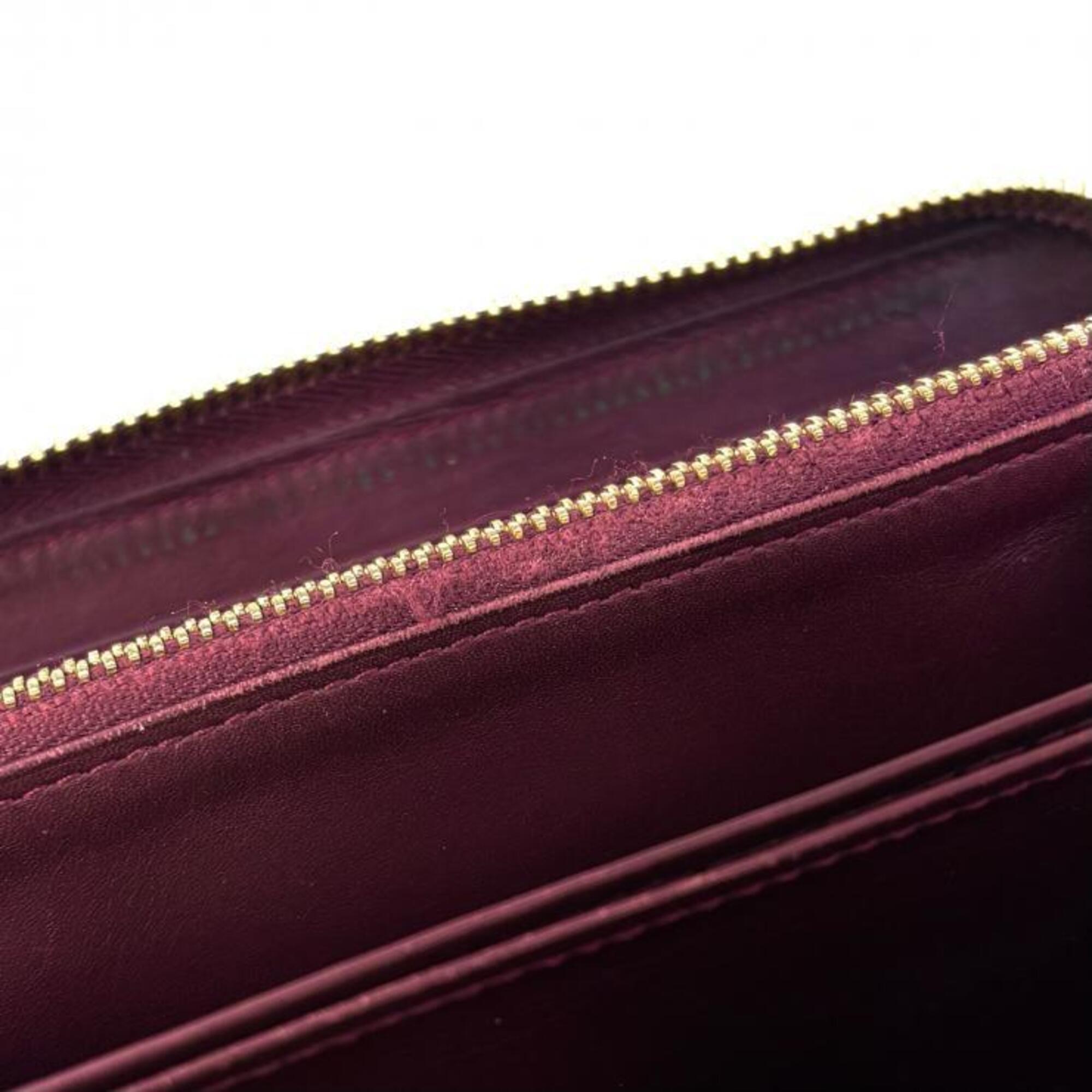 Louis Vuitton Rouge Fauviste Monogram Vernis Long Wallet (Bi-Fold) (Pre-Owned)