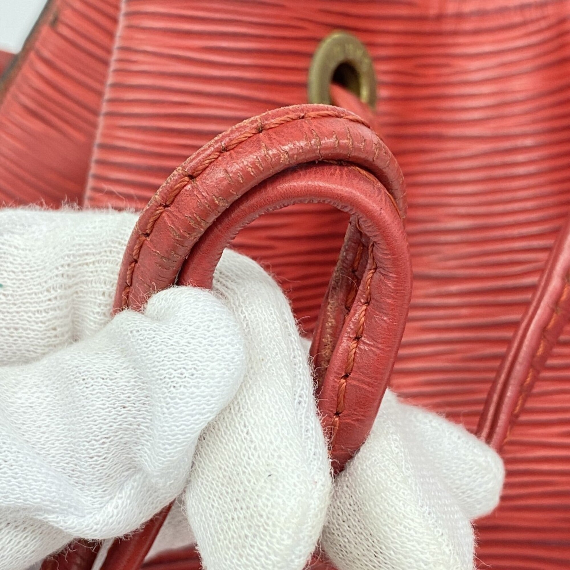 Louis Vuitton Castilian Red Shoulder Bag (Pre-Owned)