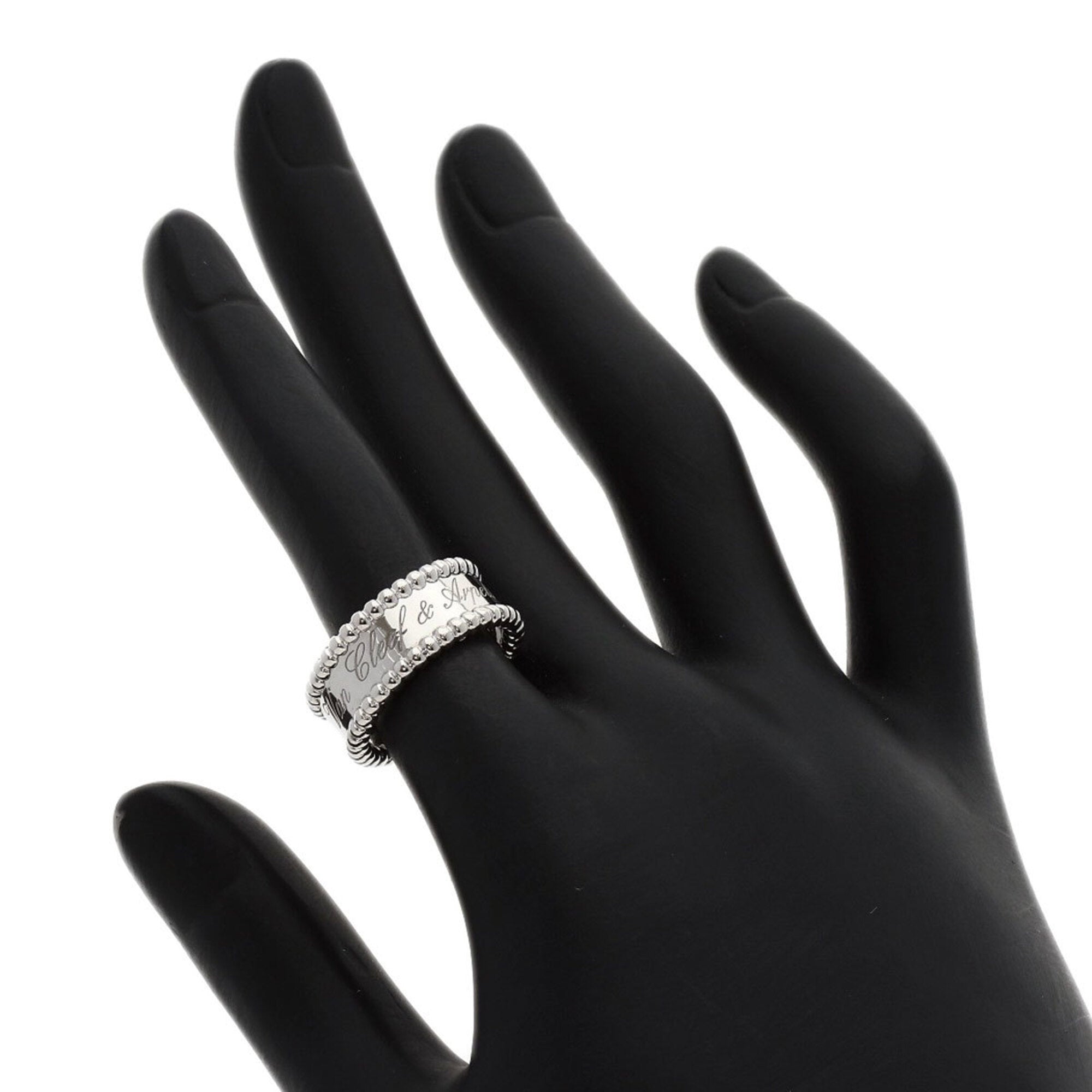 Van Cleef & Arpels White Gold (18K) Band Ring (Pre-Owned)