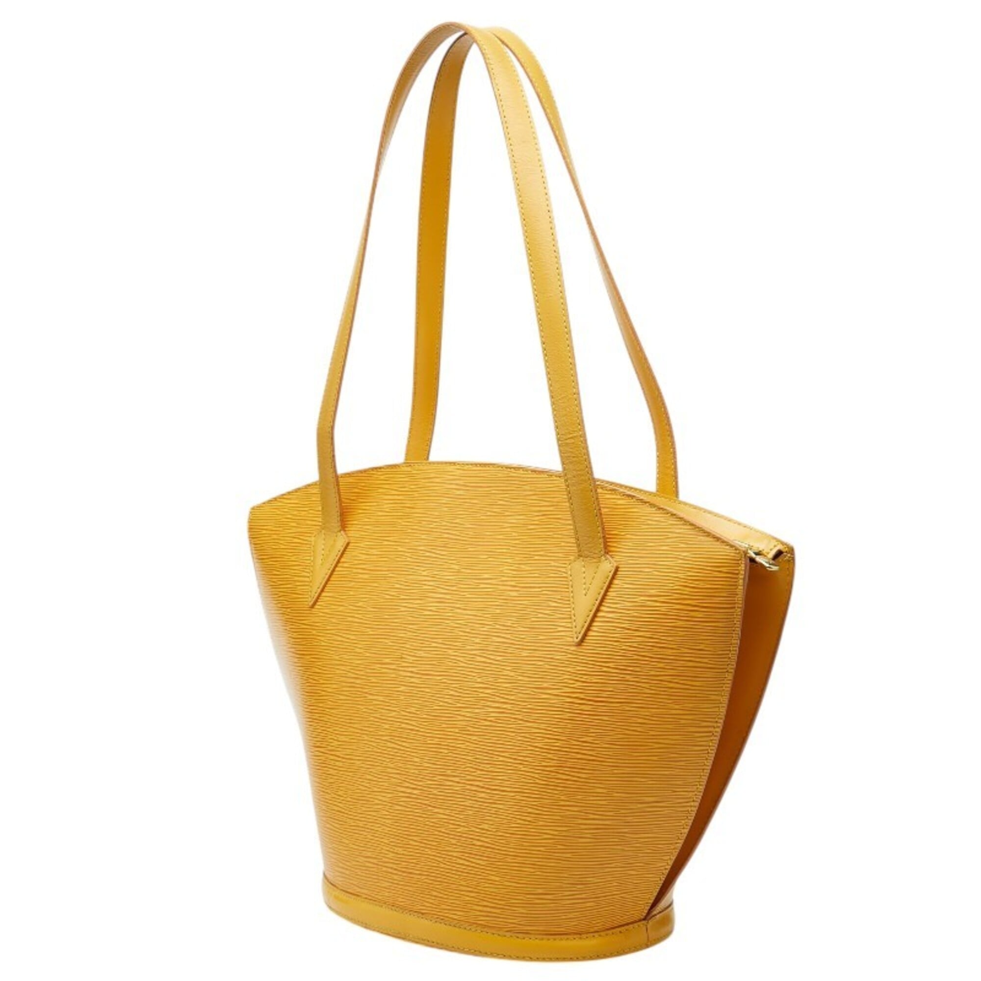 Louis Vuitton Yellow Leather Shoulder Bag Tote Bag (Pre-Owned)