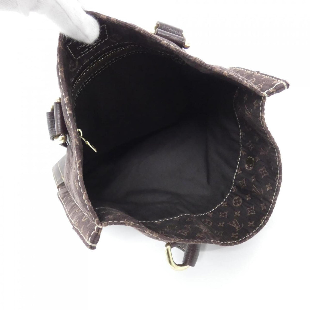 Louis Vuitton Ebene Canvas Handbag (Pre-Owned)