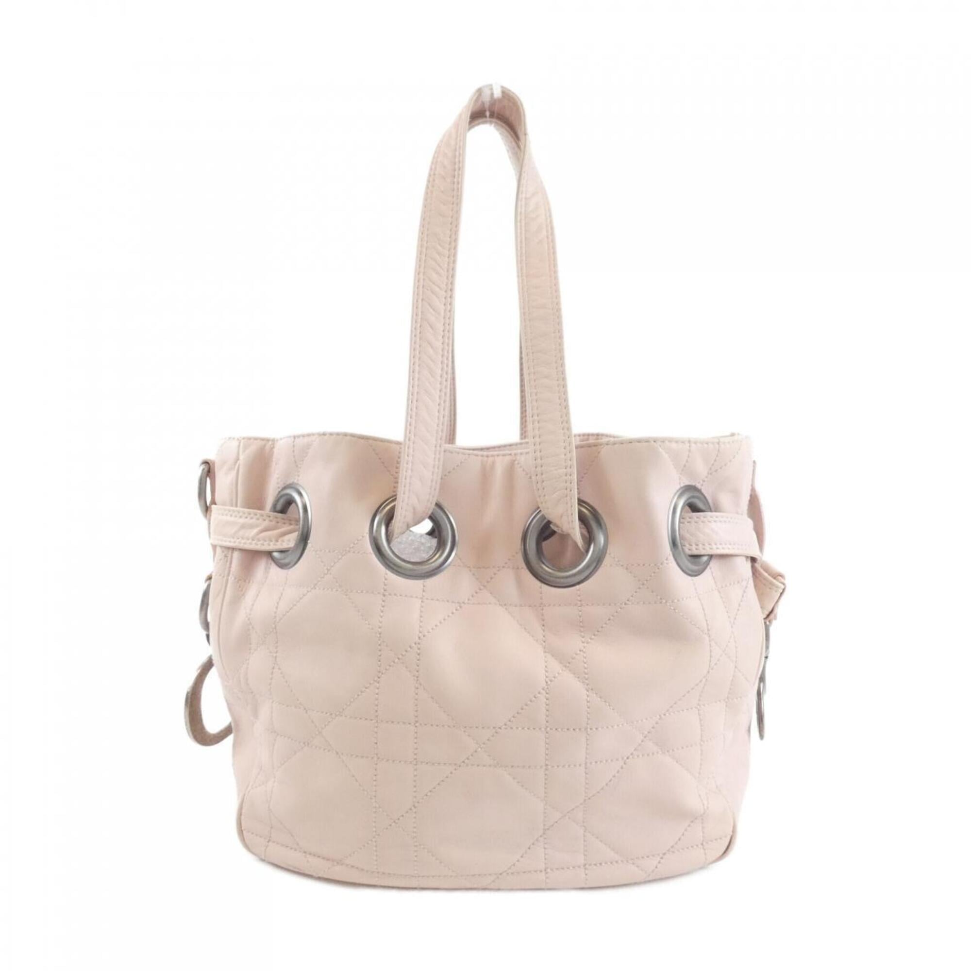 Christian Dior Pink Leather Handbag (Pre-Owned)