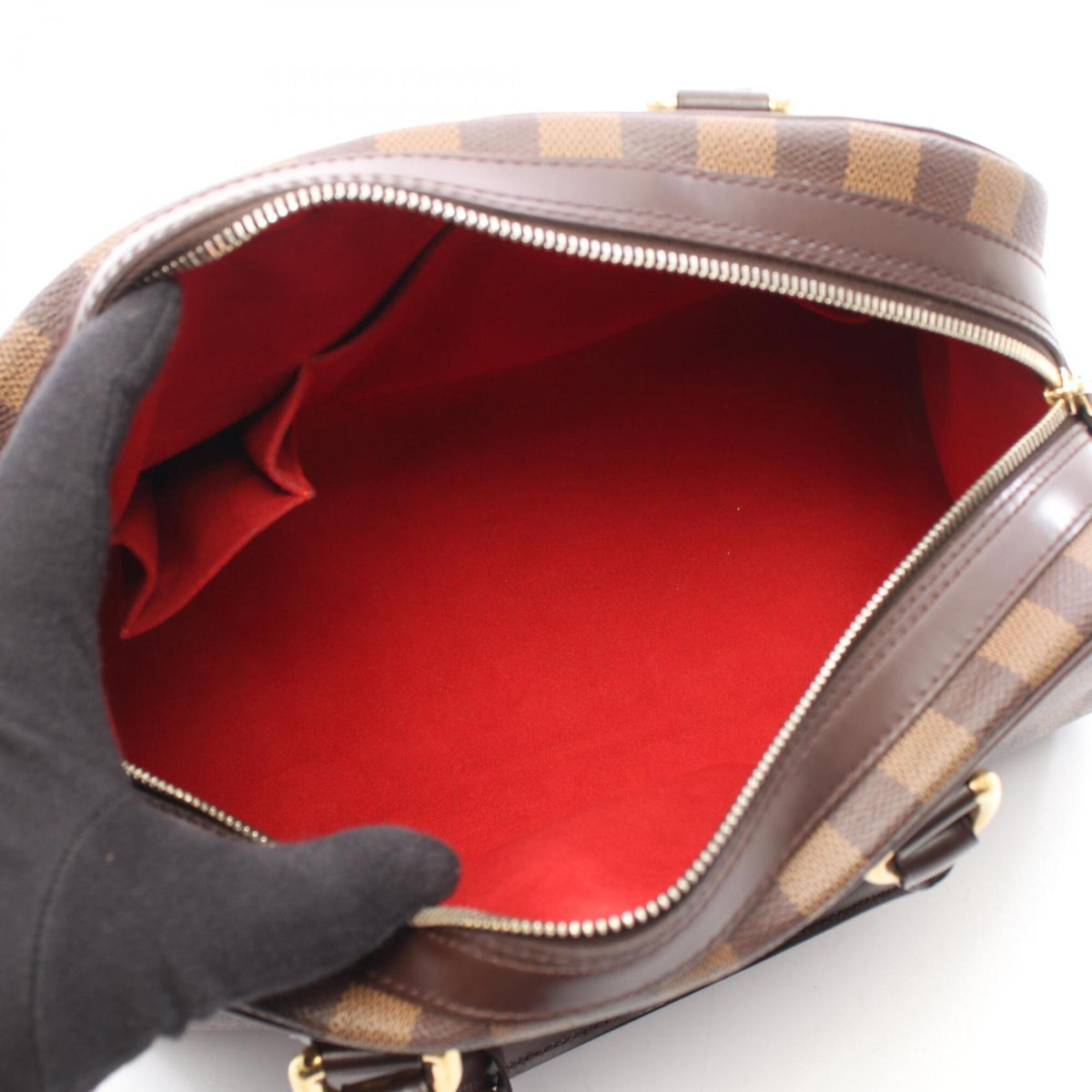 Louis Vuitton Brown Damier Canvas Coated Canvas Handbag (Pre-Owned)