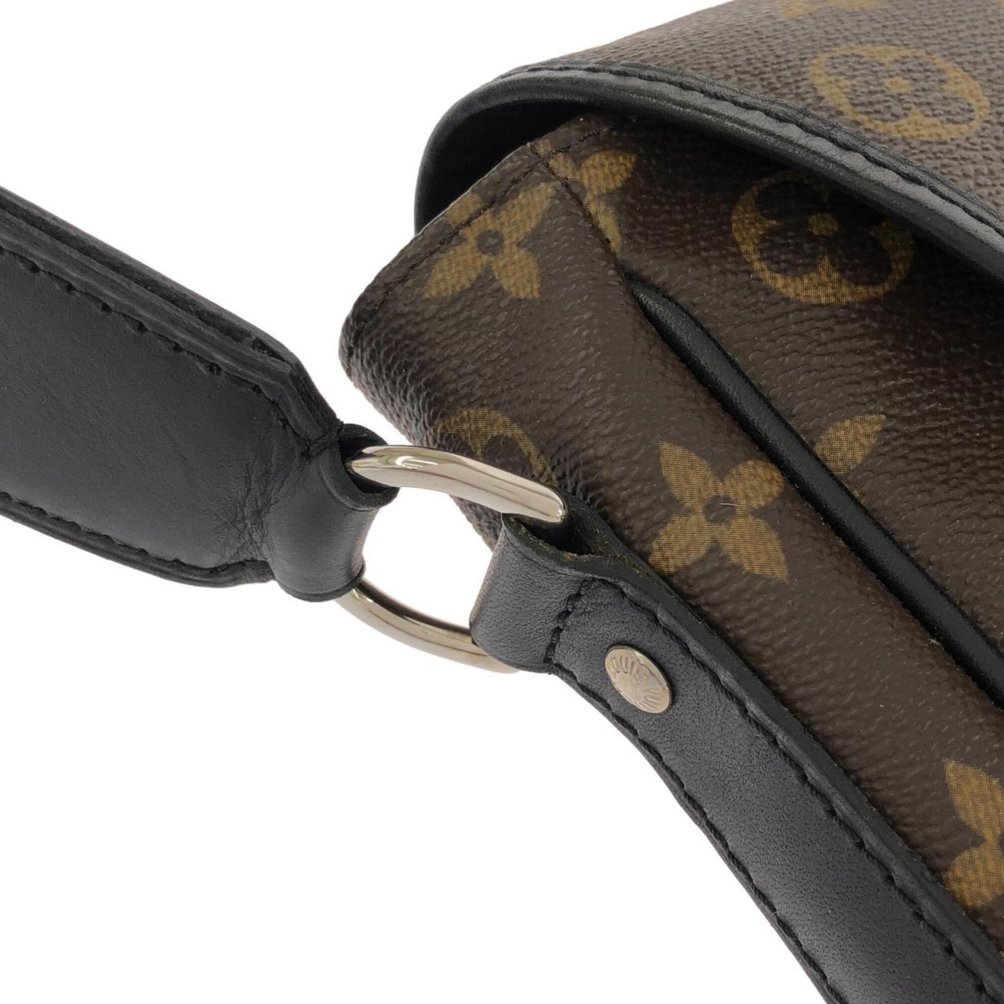 Louis Vuitton Marron Coated Canvas Shoulder Bag (Pre-Owned)