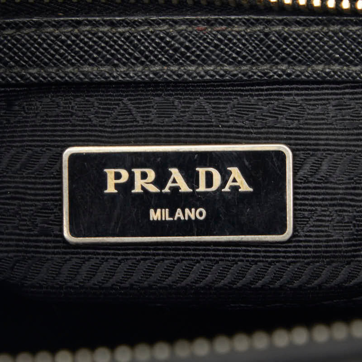 Prada Black Leather Handbag (Pre-Owned)