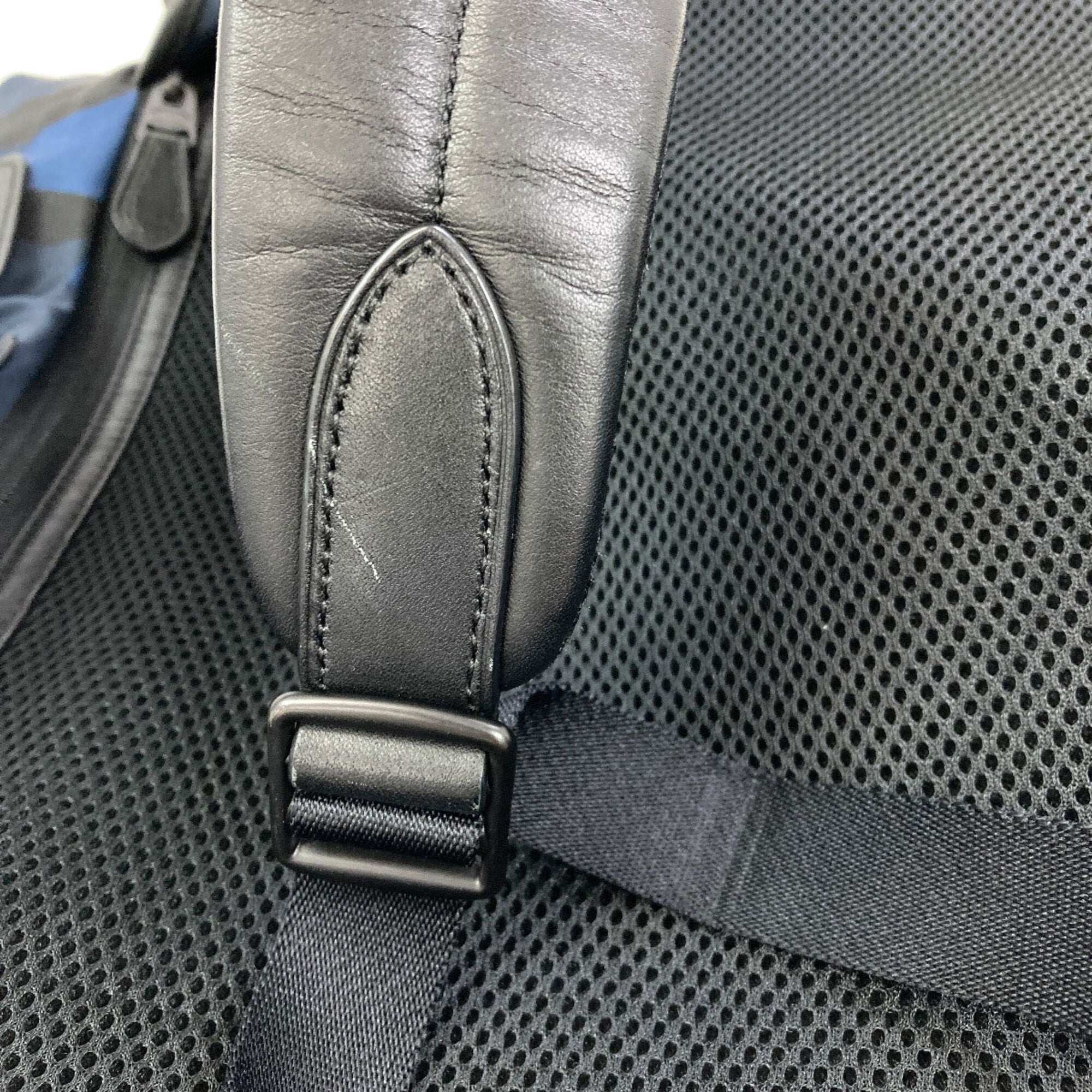 Coach Black Blue Nylon Backpack (Pre-Owned)