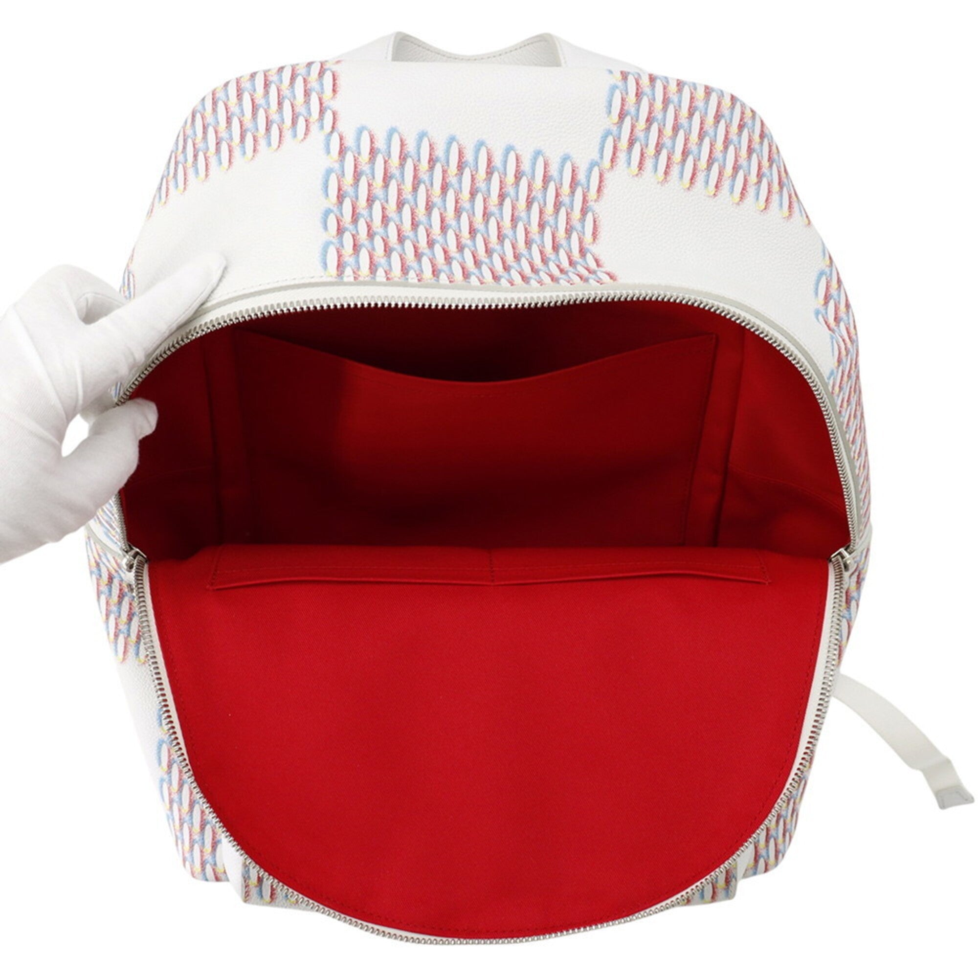 Louis Vuitton Damier White Handbag (Pre-Owned)