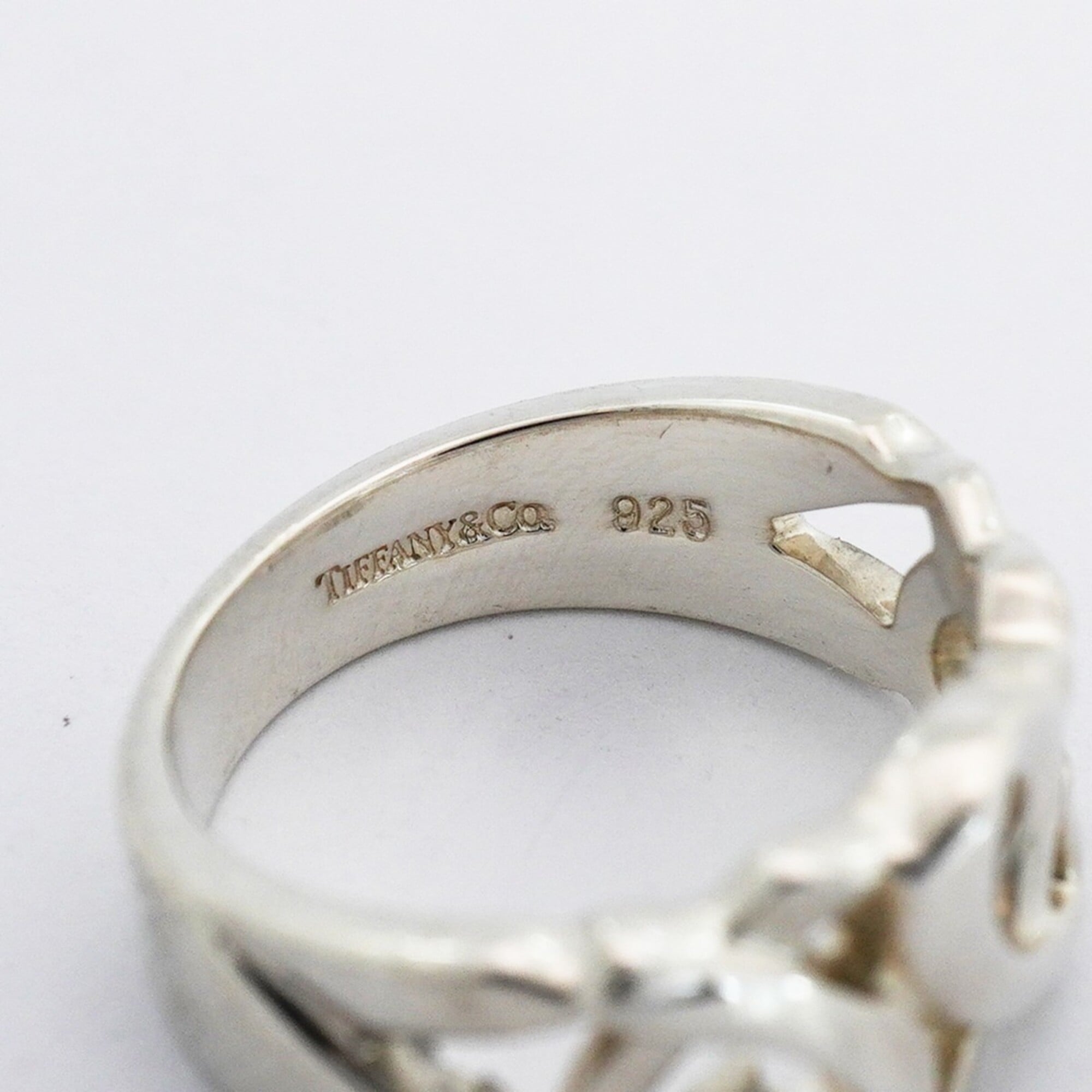 Tiffany Silver 925 Band Ring (Pre-Owned)