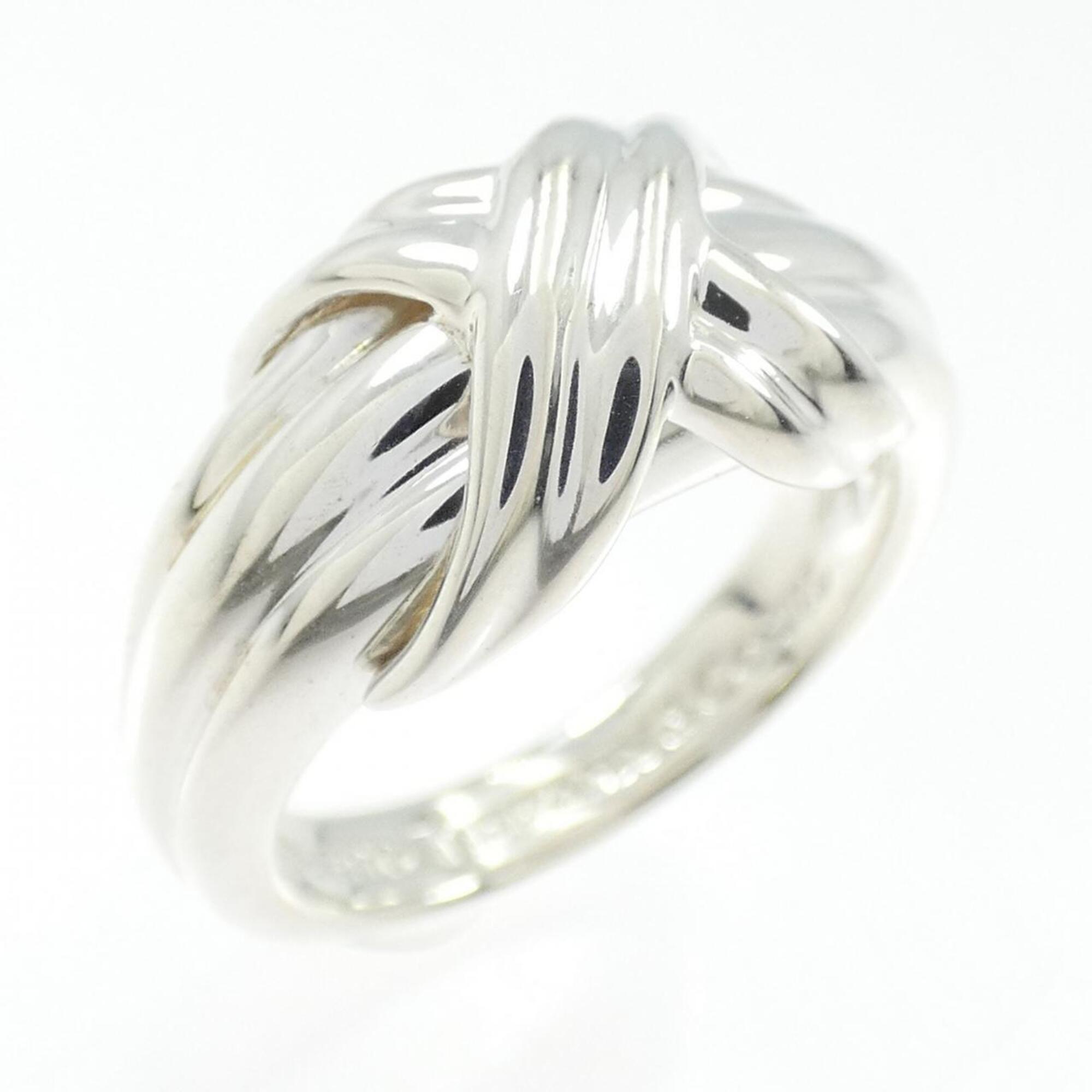 Tiffany Silver Silver 925 Band Ring (Pre-Owned)