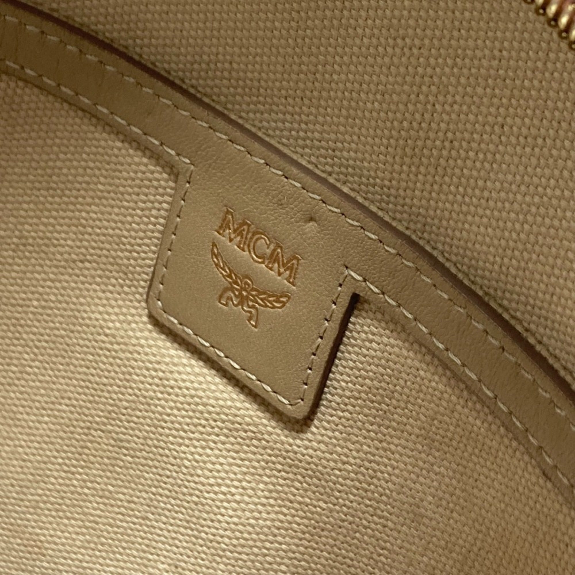 Mcm Pink Leather Backpack (Pre-Owned)