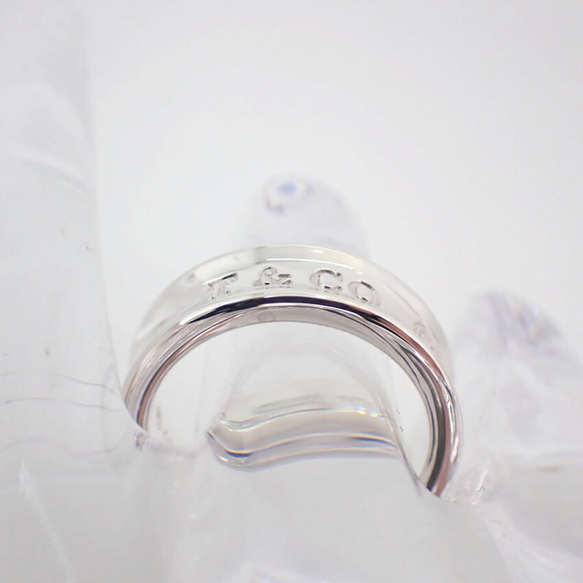Tiffany Sterling Silver 925 Band Ring (Pre-Owned)