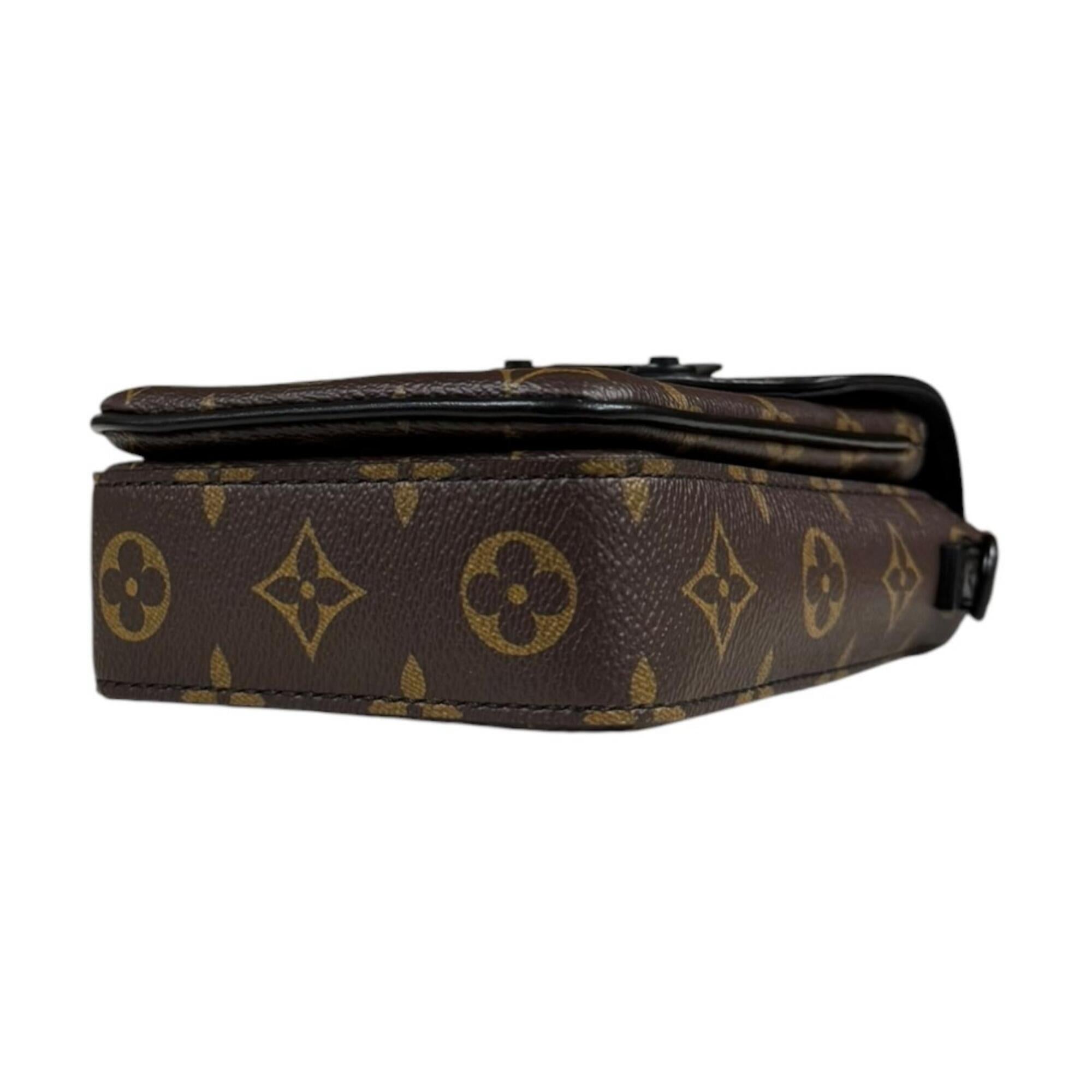 Louis Vuitton Monogram Macassar Black Brown Monogram Macassar Monogram Shoulder Bag (Pre-Owned)
