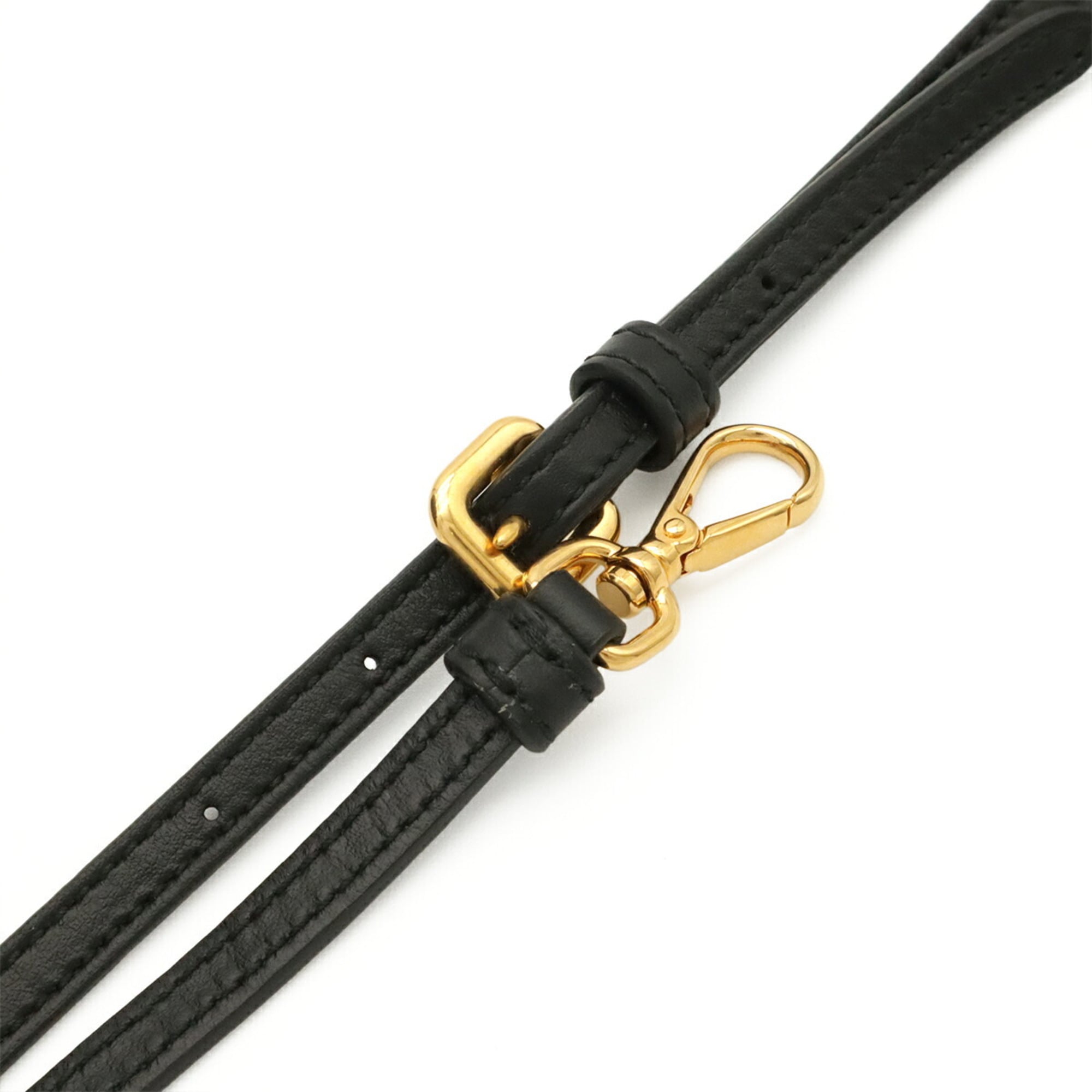 Prada Black Nero Canvas Handbag Shoulder Bag (Pre-Owned)