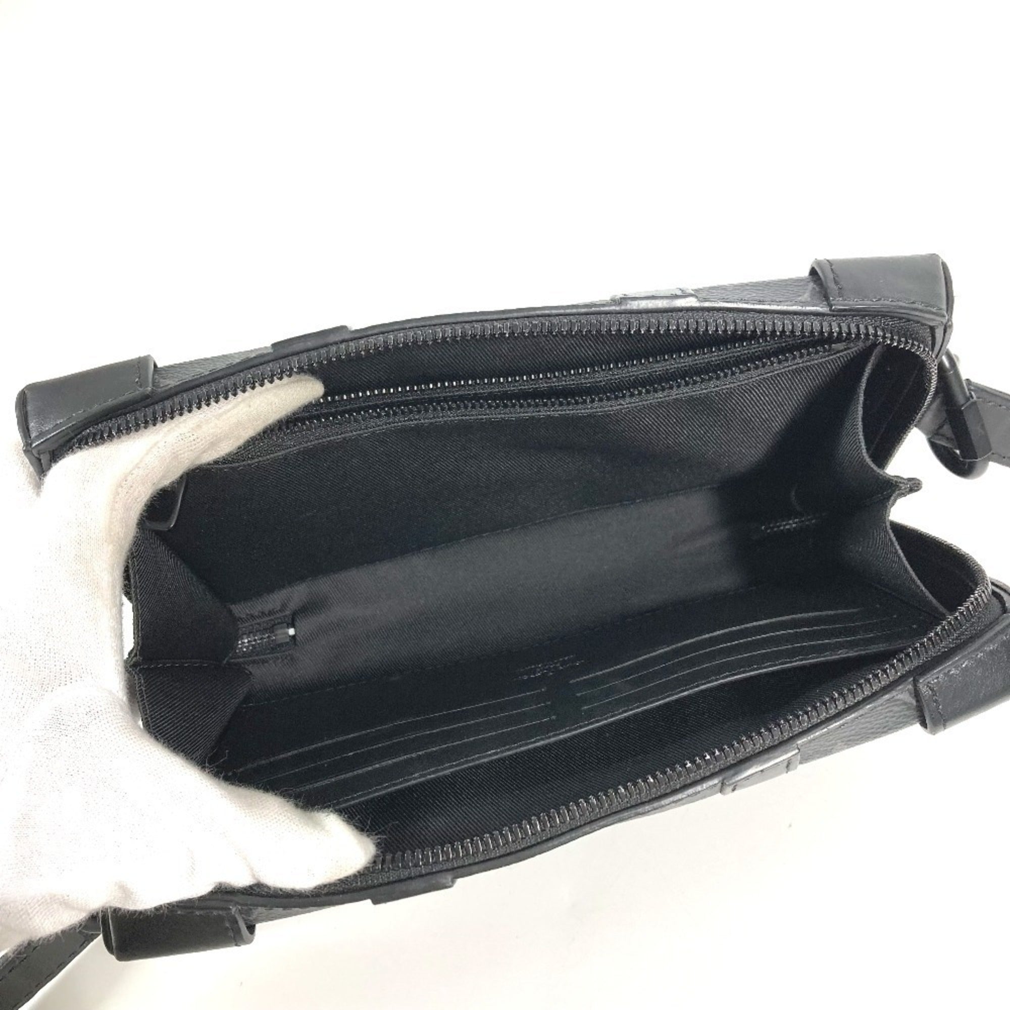 Louis Vuitton Black Monogram Eclipse Monogram Eclipse Clutch Bag Pochette Shoulder Bag (Pre-Owned)