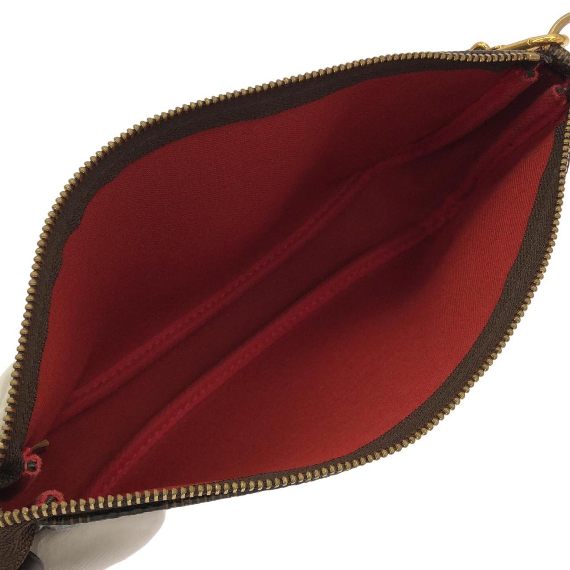 Louis Vuitton Ebene Coated Canvas Pochette Pouch (Pre-Owned)