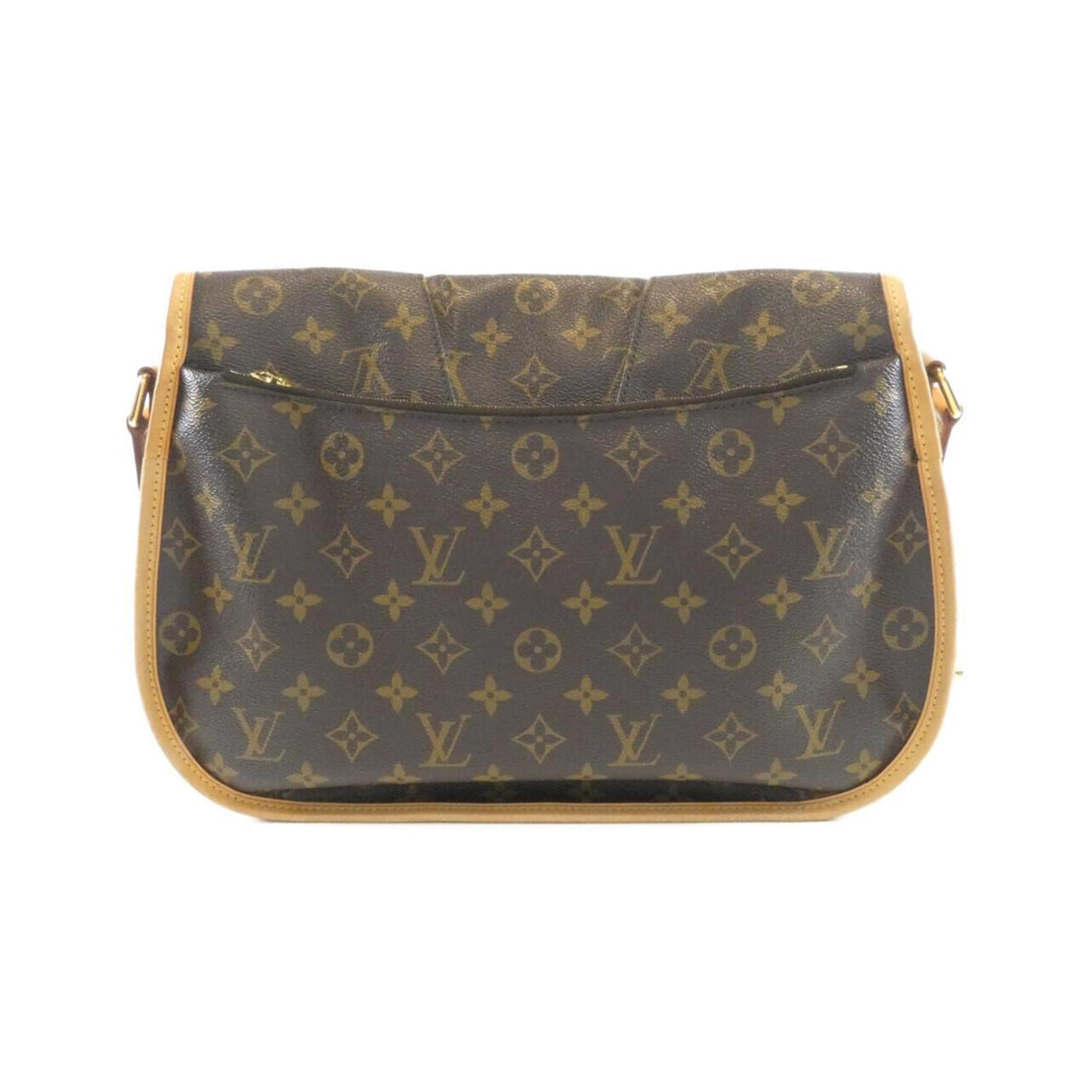 Louis Vuitton Marron Coated Canvas Shoulder Bag (Pre-Owned)