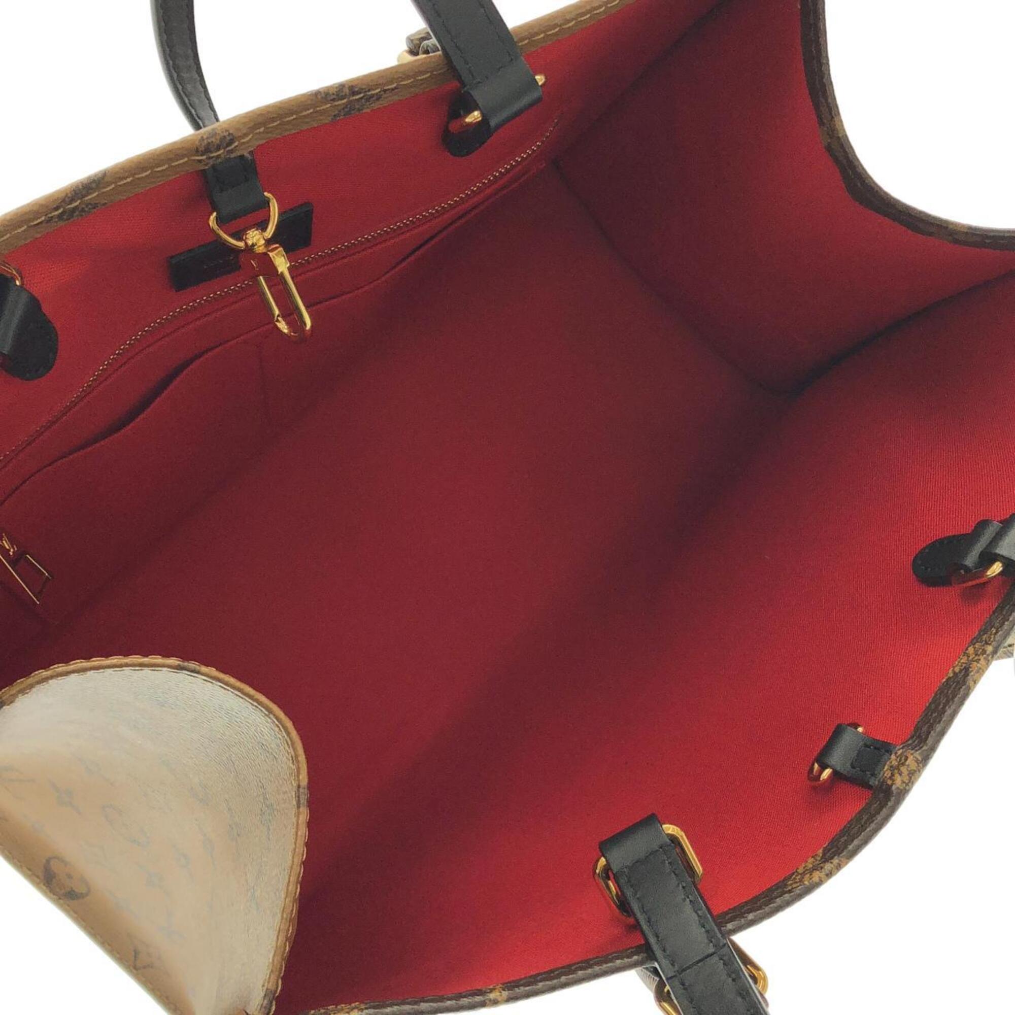 Louis Vuitton Marron Coated Canvas Handbag (Pre-Owned)