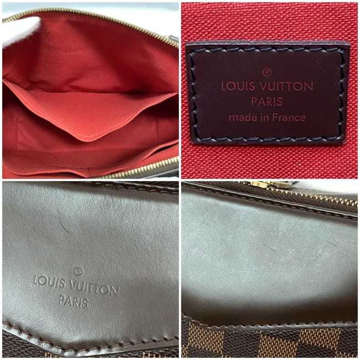 Louis Vuitton Brown Damier Canvas Ebene Damier Canvas Tote Bag (Pre-Owned)
