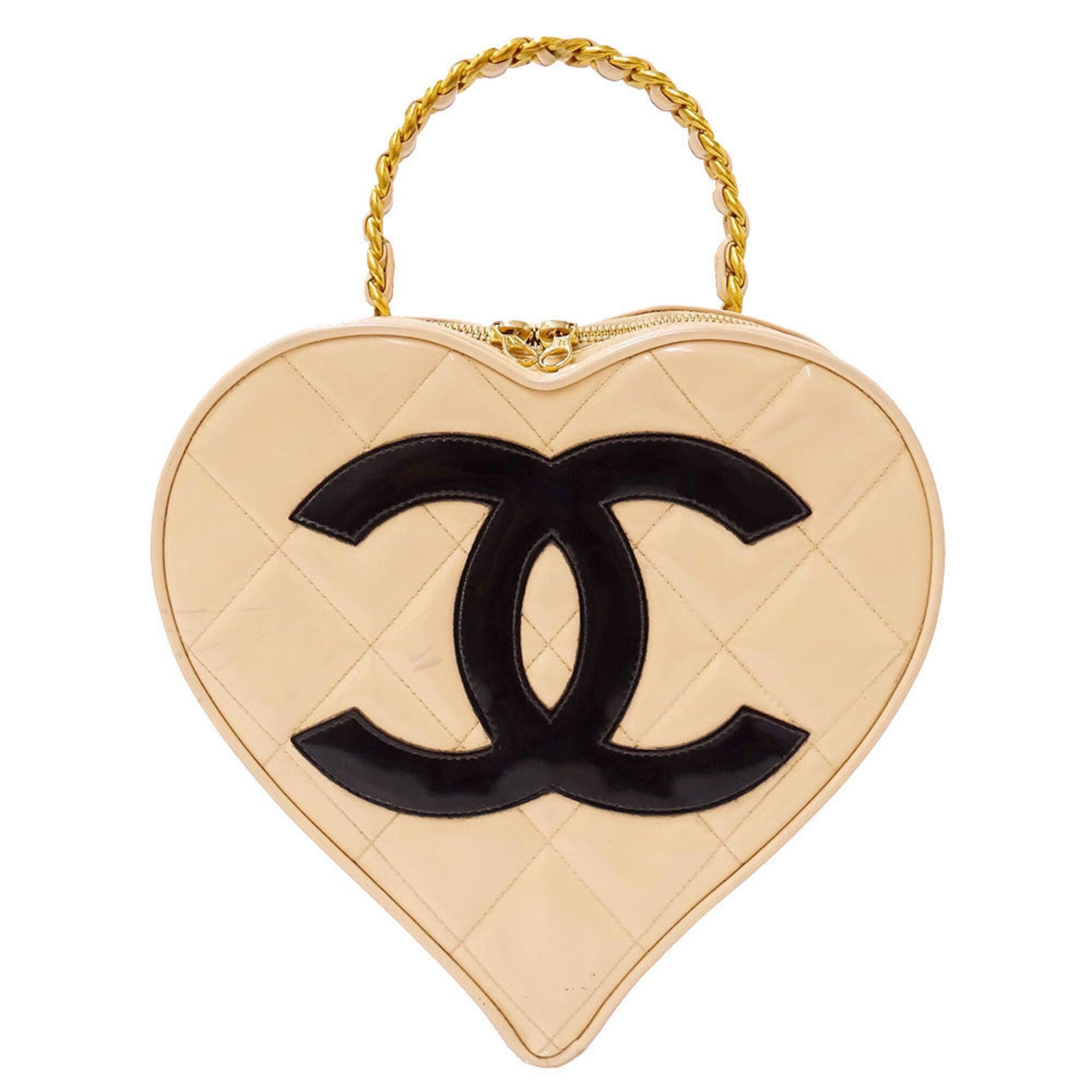 Chanel Beige Leather Handbag (Pre-Owned)