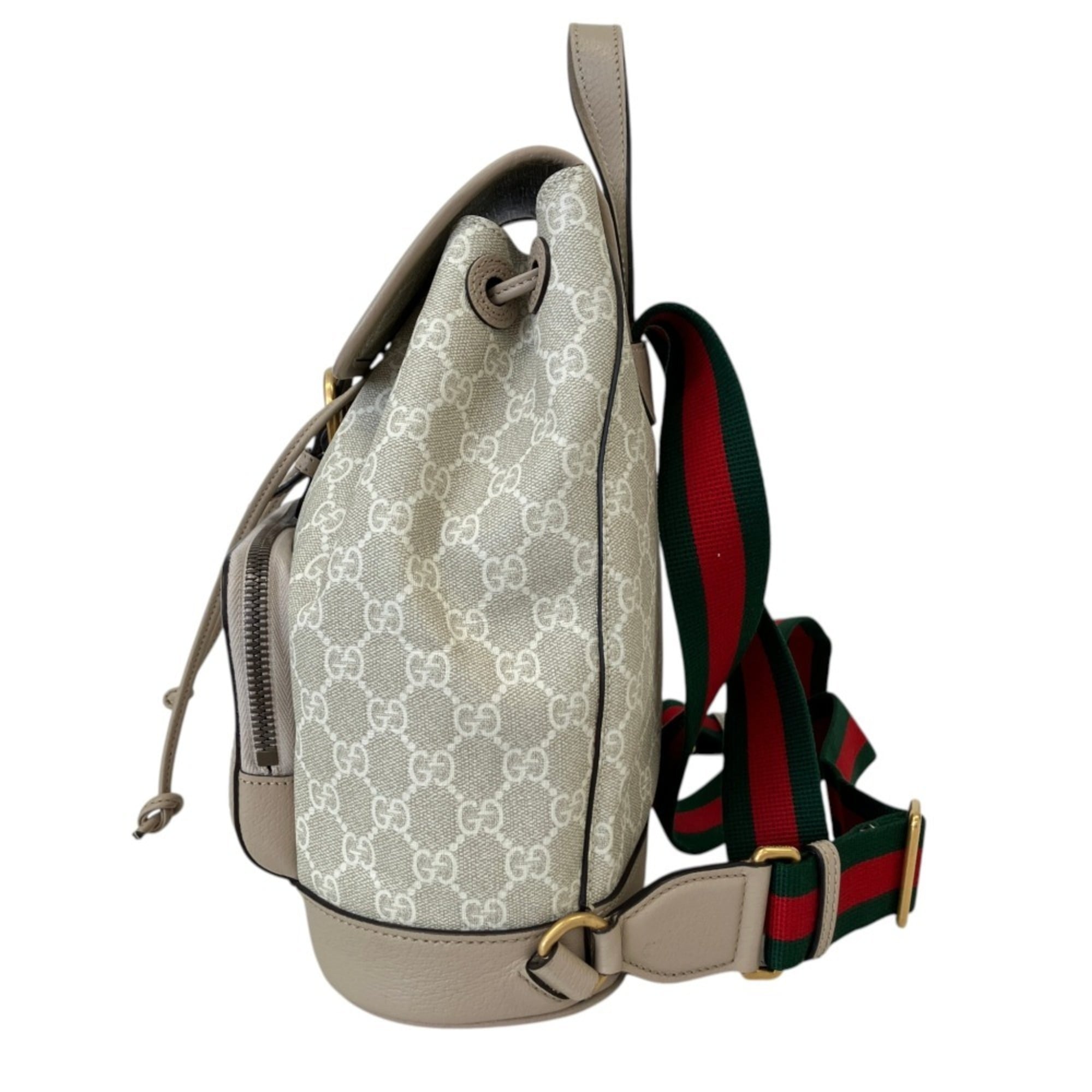 Gucci Gray Grayish Backpack (Pre-Owned)