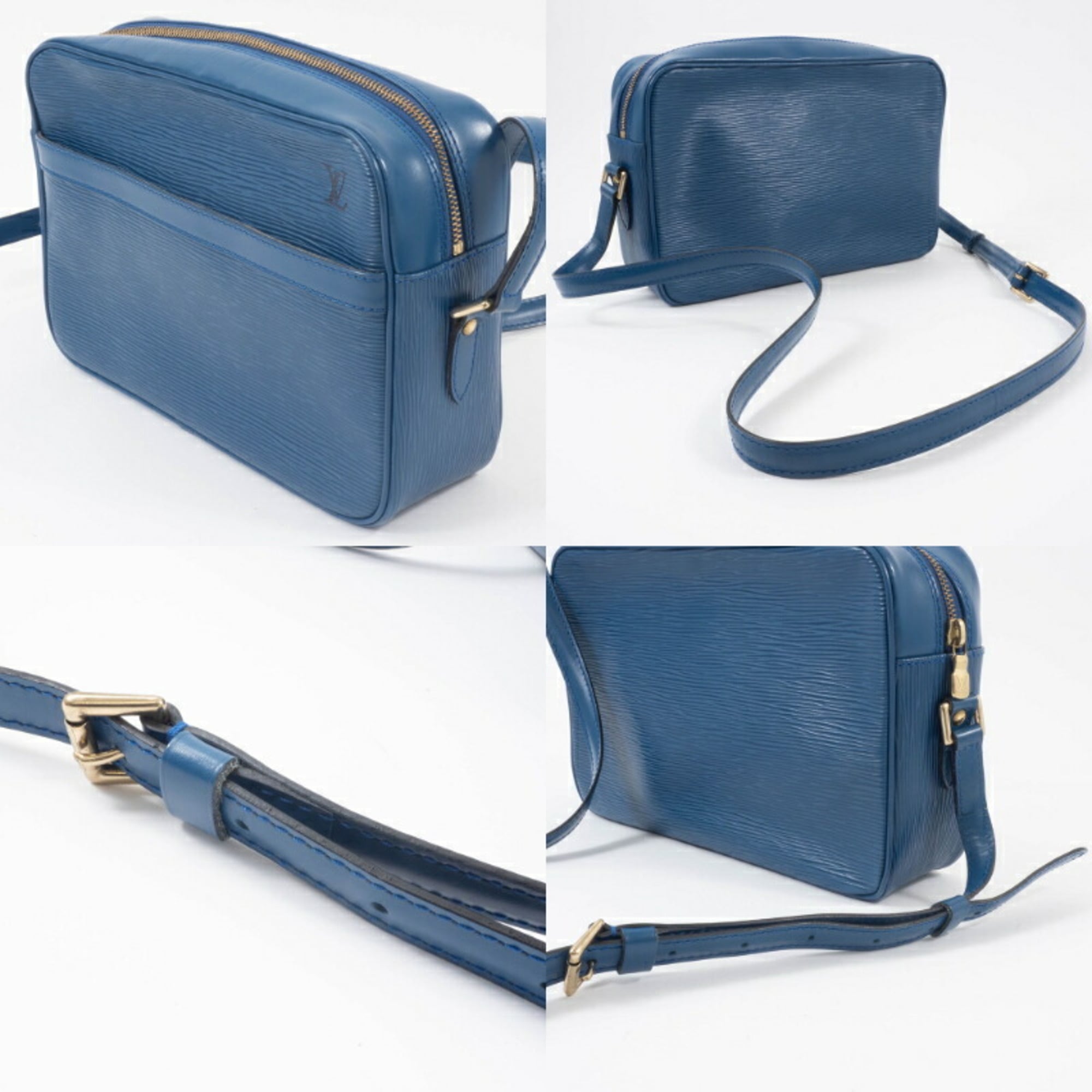 Louis Vuitton Epi Blue Toledo Blue Epi Leather Shoulder Bag (Pre-Owned)