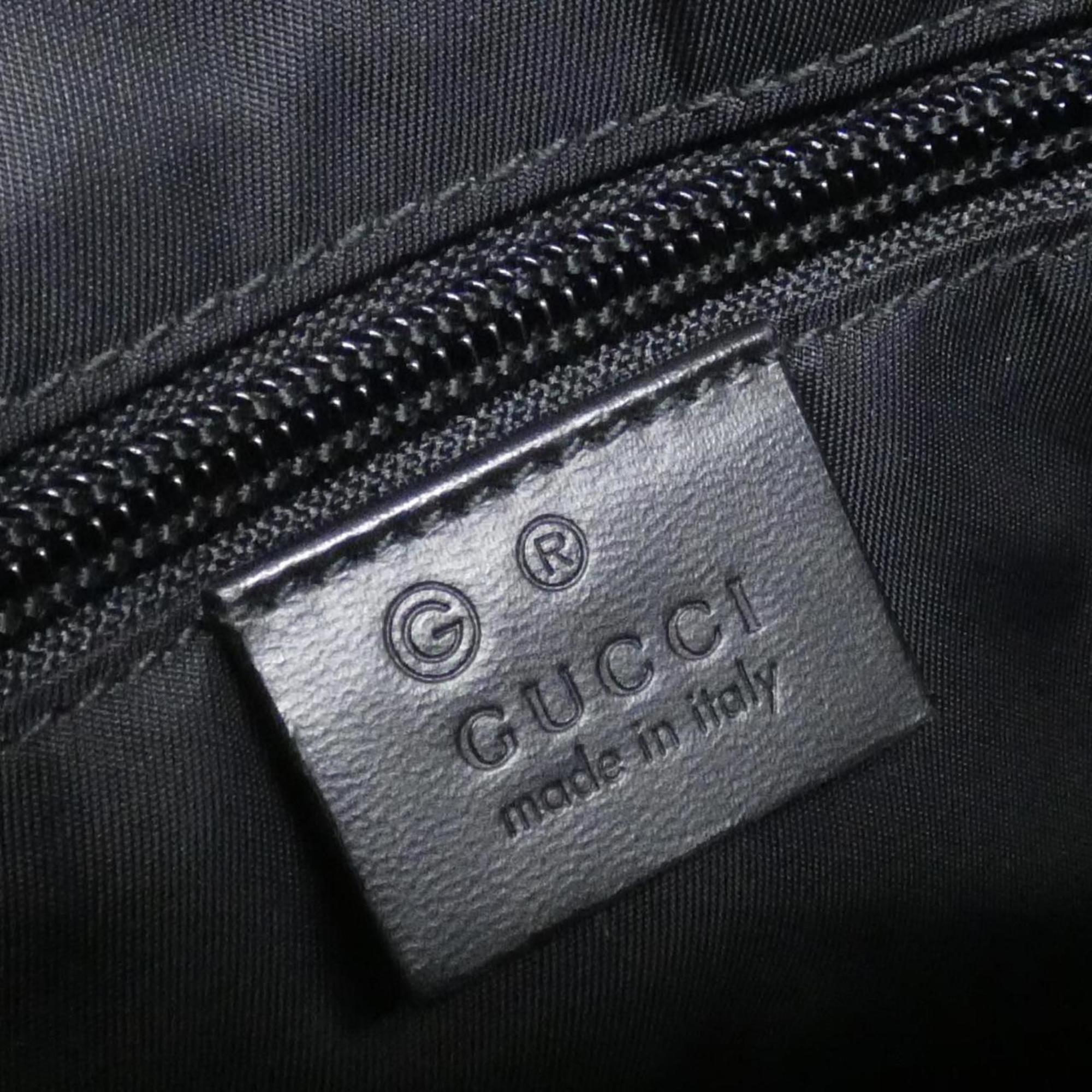 Gucci Black Canvas Shoulder Bag (Pre-Owned)