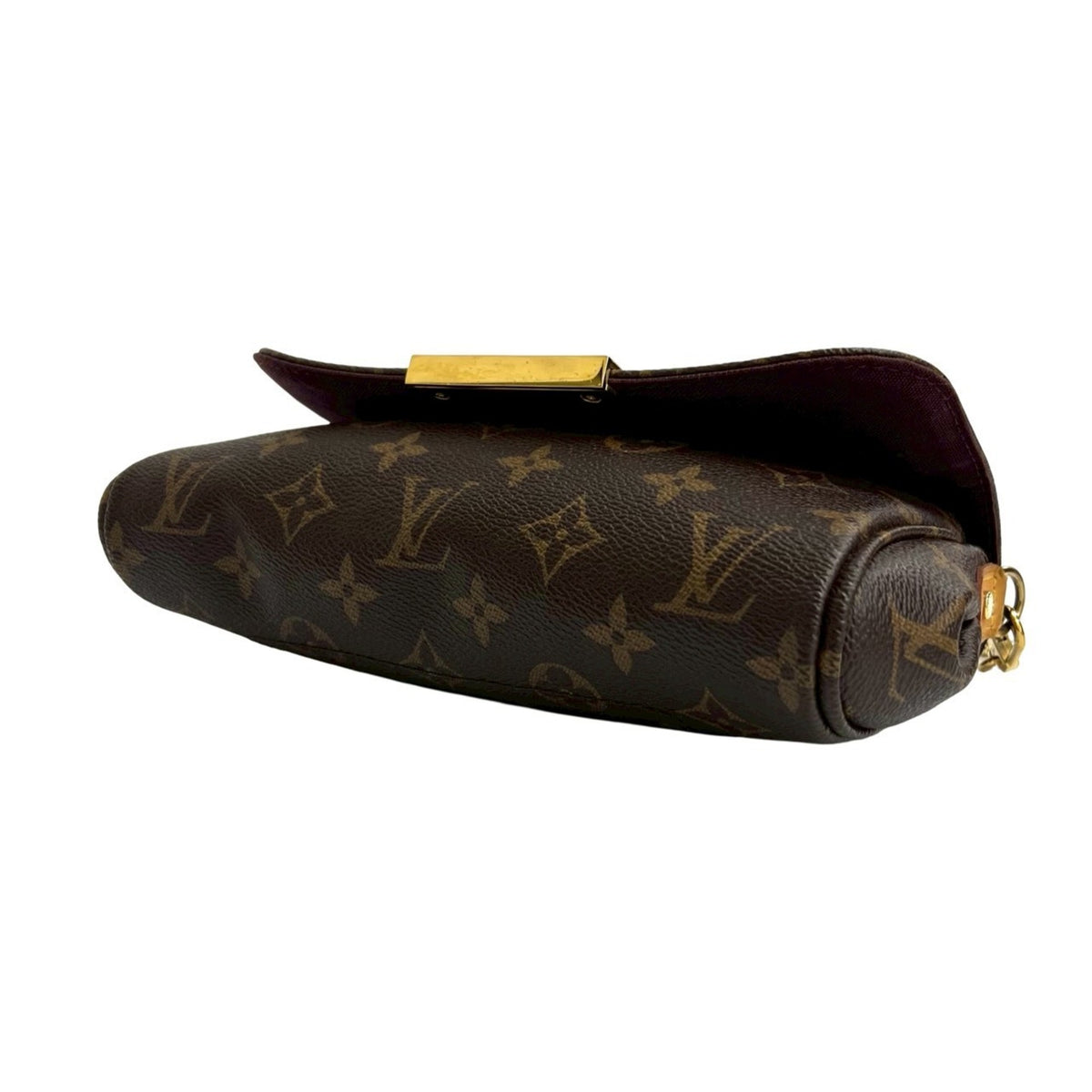 Louis Vuitton Brown Leather Pvc Handbag Shoulder Bag (Pre-Owned)