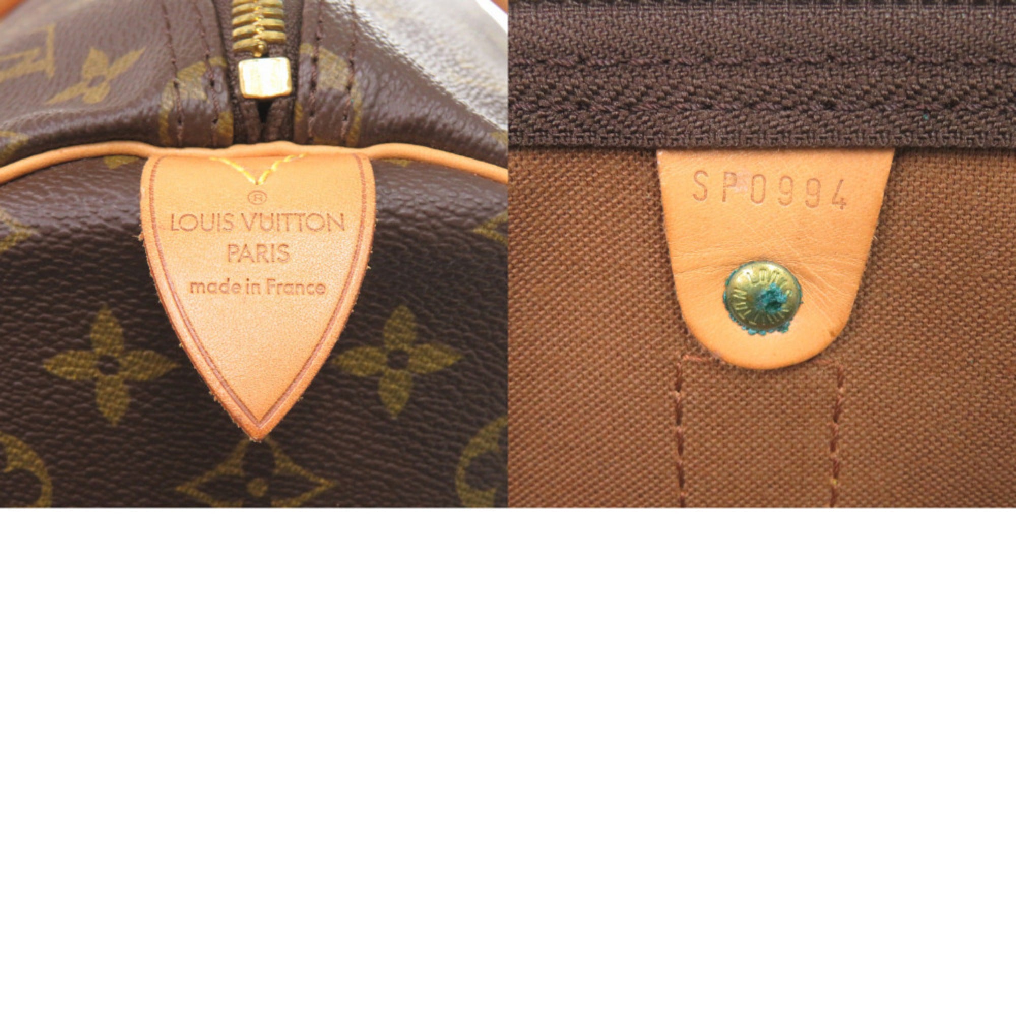 Louis Vuitton Brown Monogram Canvas Boston Bag (Pre-Owned)