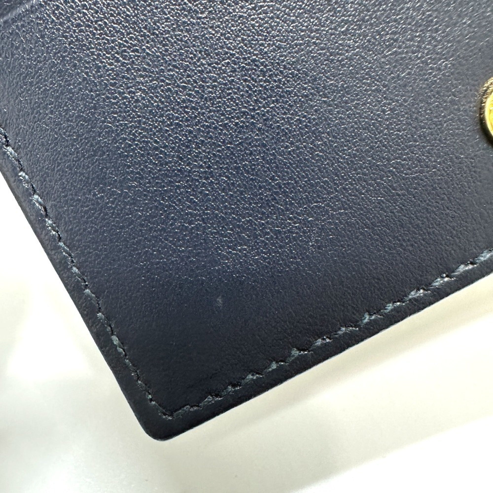 Gucci Beige Canvas Leather Wallet (Tri-Fold) (Pre-Owned)