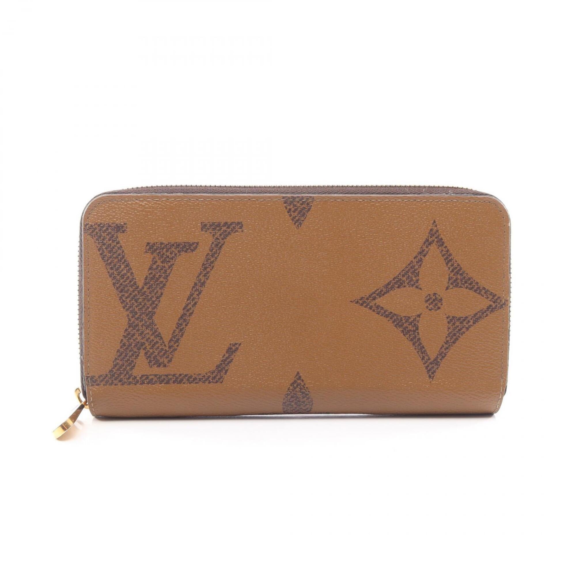 Louis Vuitton Brown Monogram Leather Pvc Long Wallet (Bi-Fold) (Pre-Owned)
