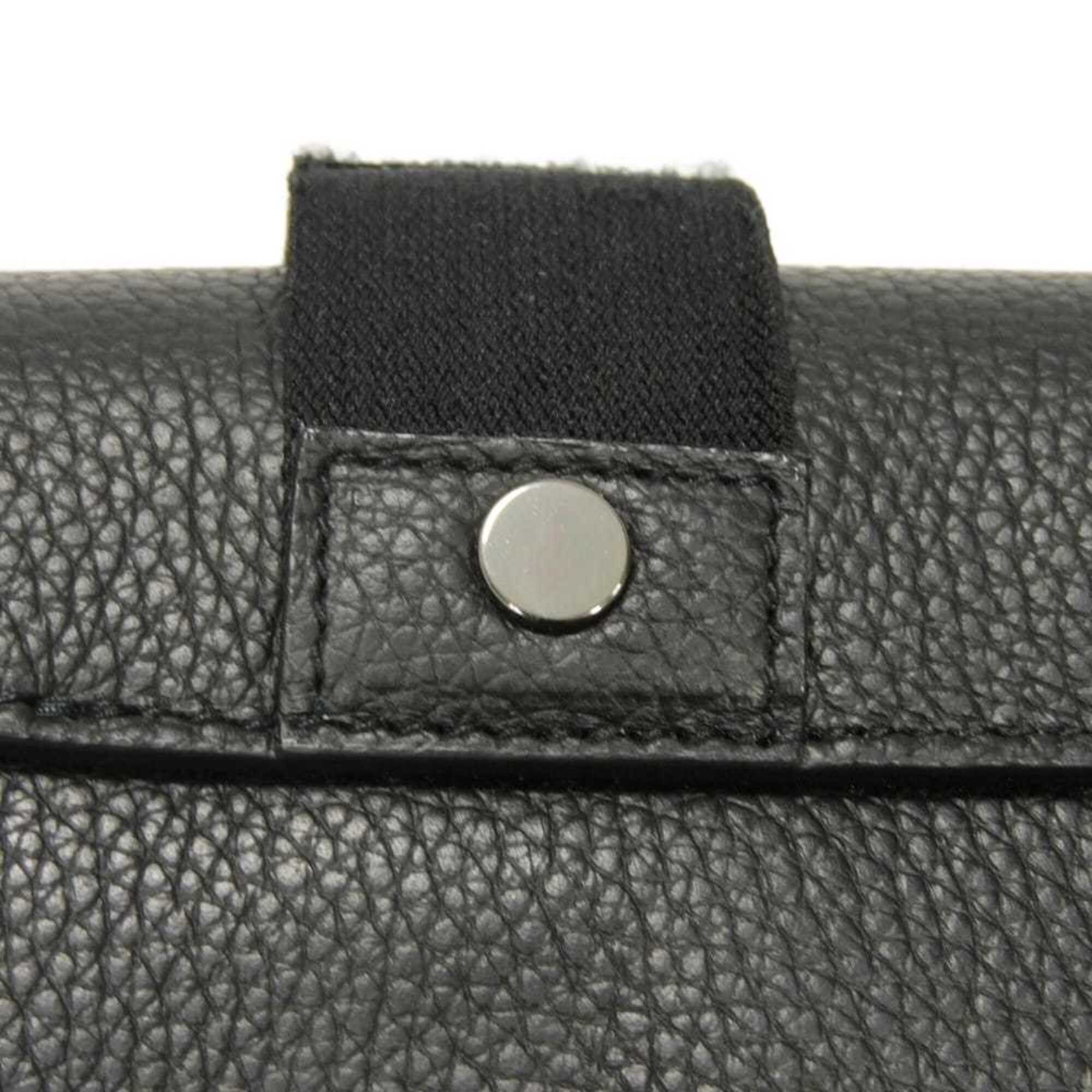 Christian Dior Black Leather Handbag Pouch (Pre-Owned)