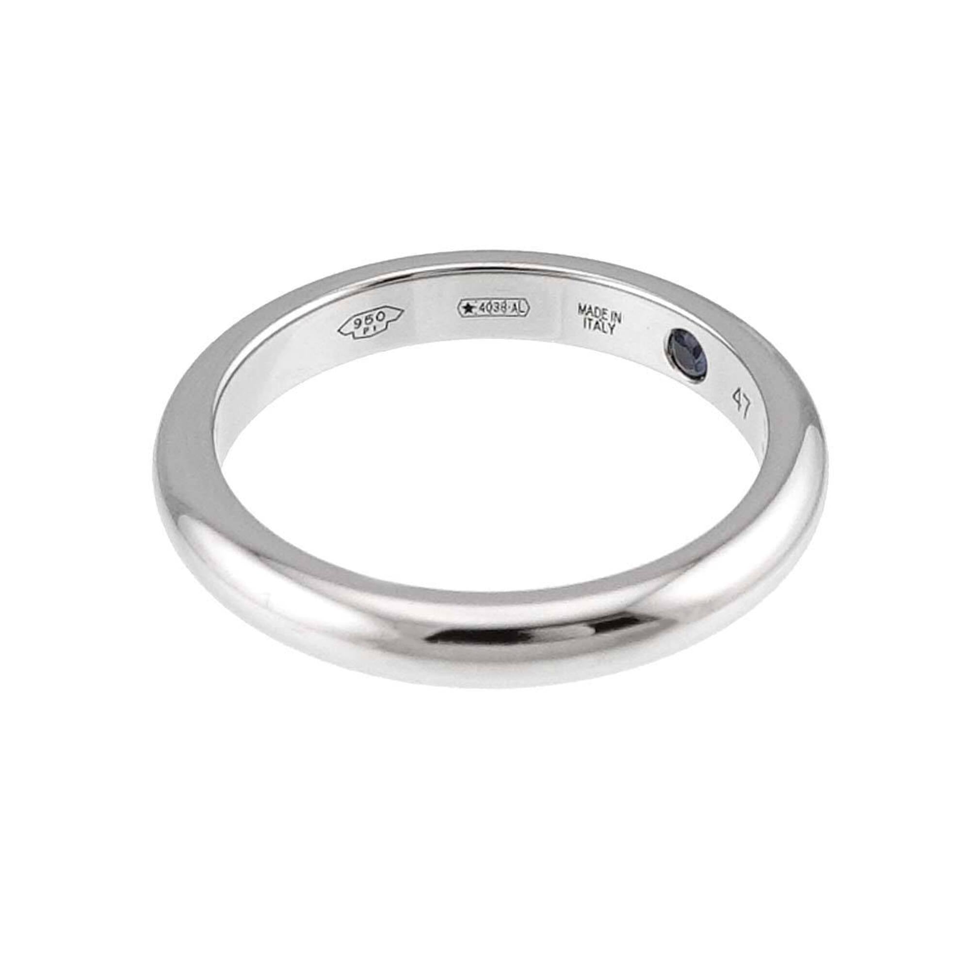 Bvlgari Platinum Platinum 950 Band Ring (Pre-Owned)