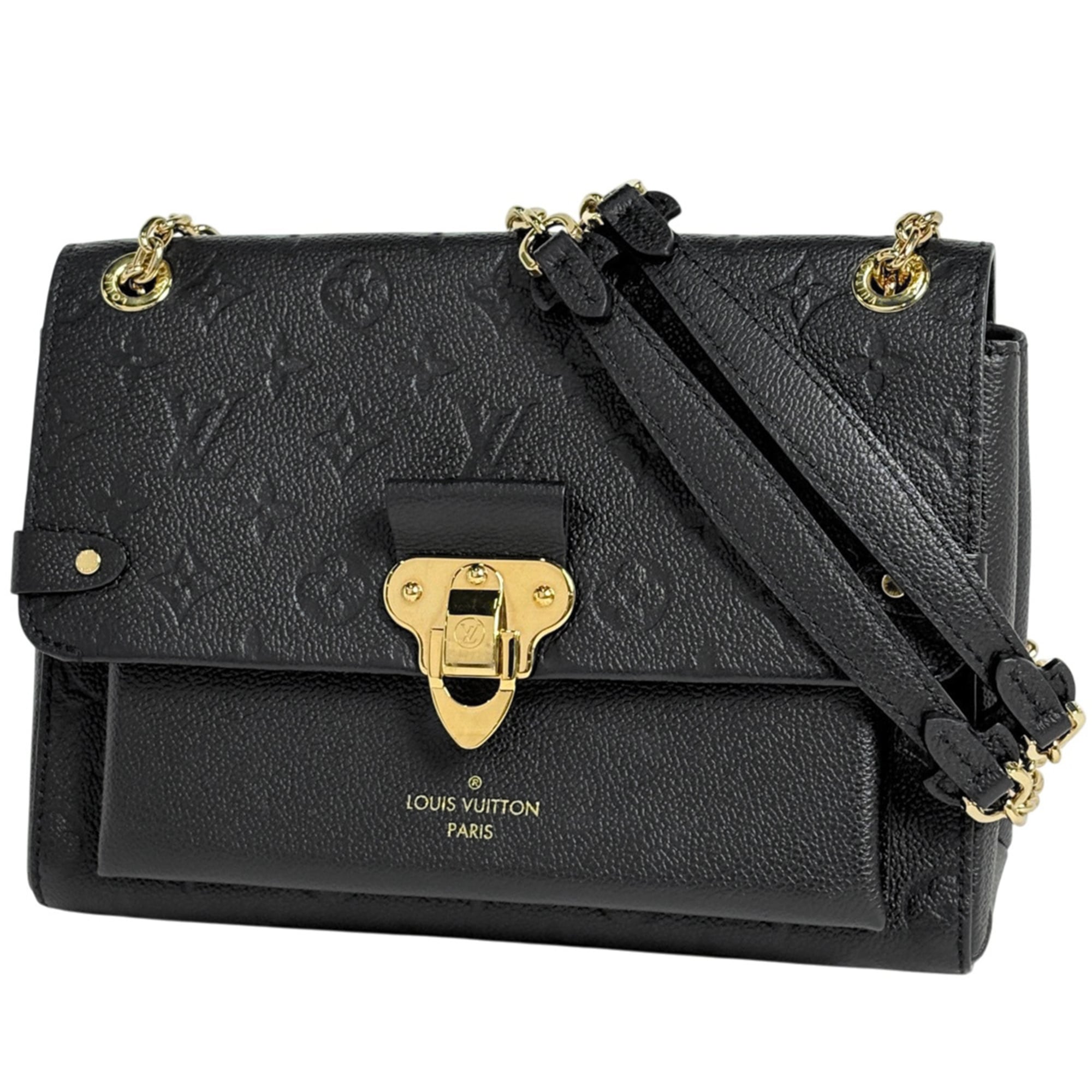 Louis Vuitton Black Noir Monogram Empreinte Shoulder Bag (Pre-Owned)