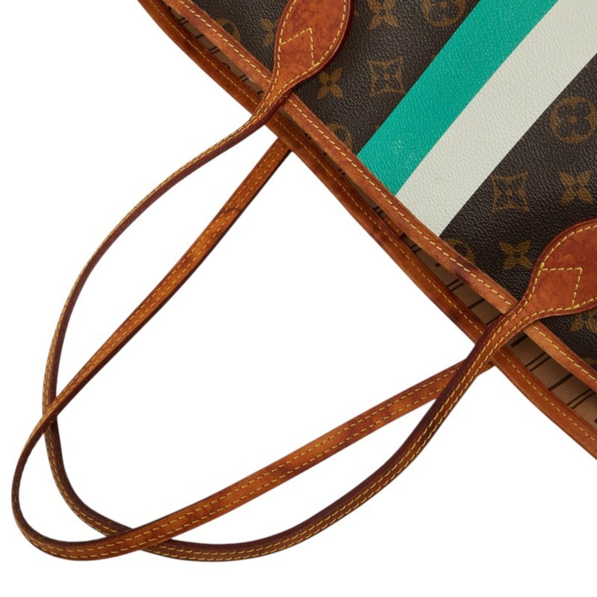 Louis Vuitton Brown Monogram Pvc Leather Shoulder Bag Tote Bag (Pre-Owned)